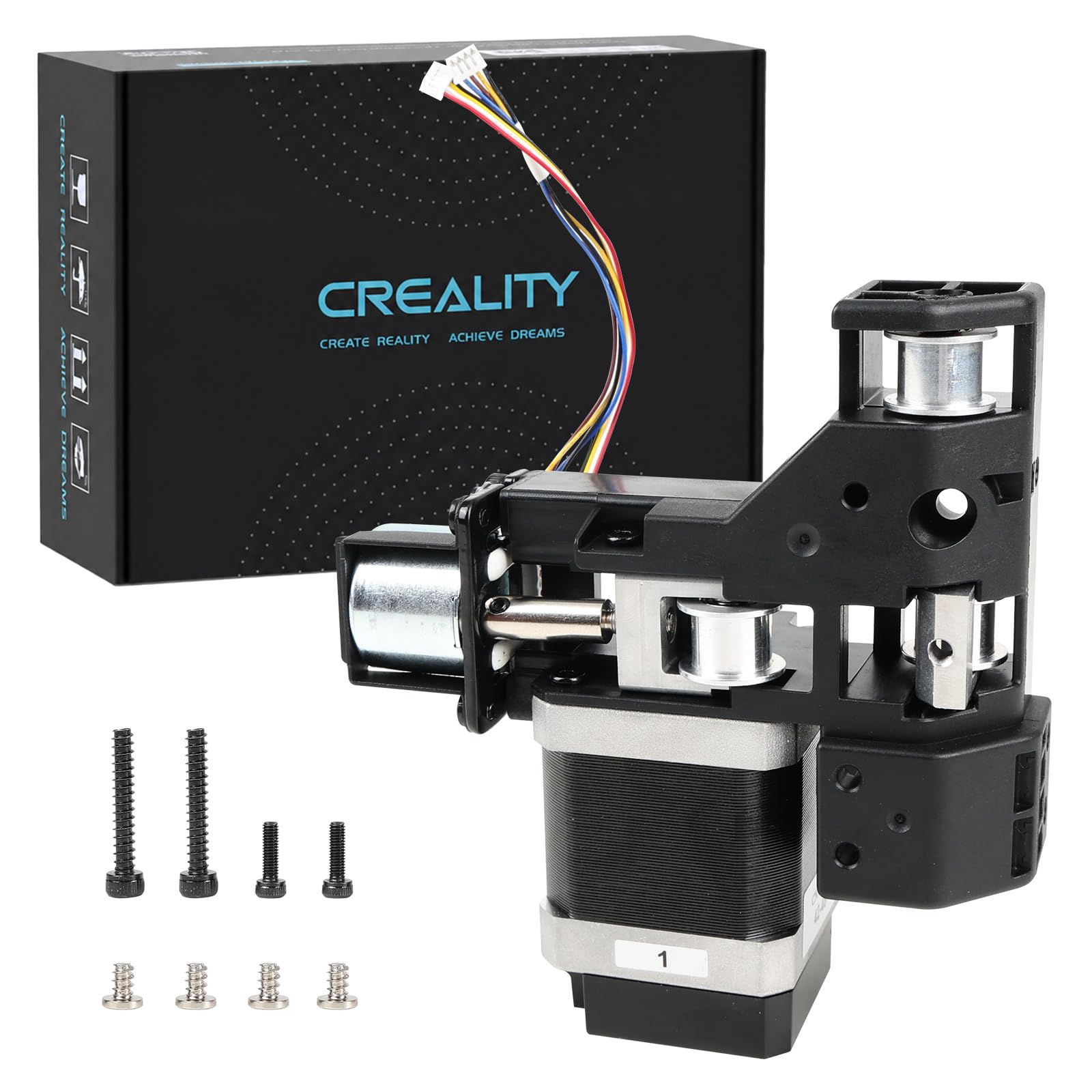 Creality Kit de motor original para el eje X del K2 Plus, motor paso a paso 42-48 original con tecnología de control FOC, motor de repuesto de alta precisión para el eje X de la impresora 3D Creality