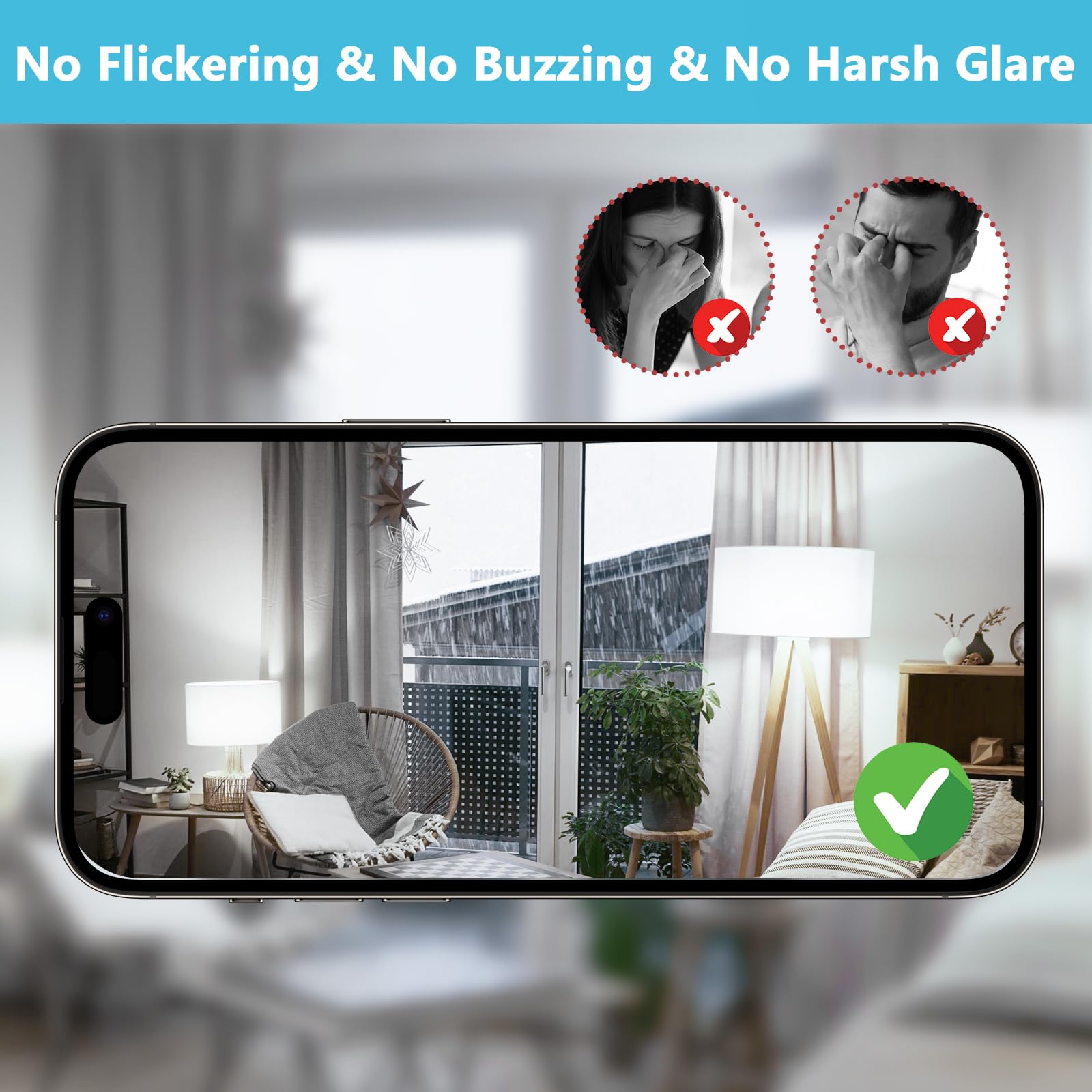 A19 LED Light Bulb Dimmable 60 Watt Equivalent LED Bulbs Daylight White 5000K 900 Lumen E26 Base 9W — view 9