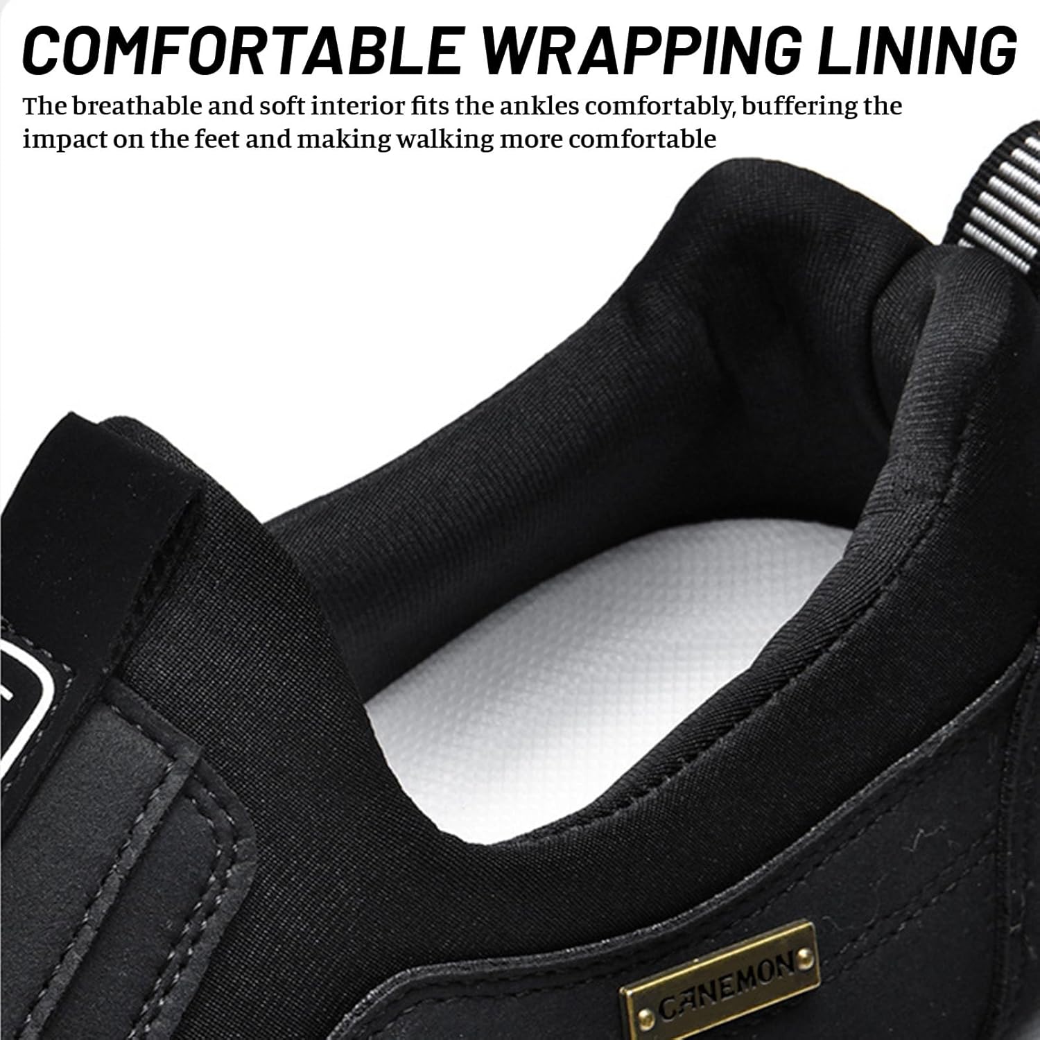 Orthopedic Walking Shoes for Men Wide Width Slip on Arch Support Sneakers Dress Casual Loafers Soft Cushion Sole Hiking Ankle Boots Fashion Sneakers 2026 Unisex Footwear - Image 6