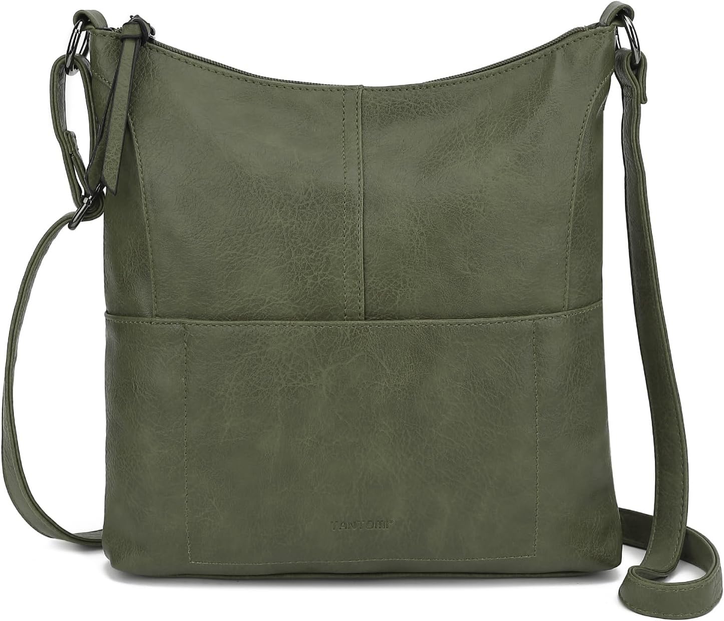 TANTOMI Crossbody Bags Handbags for Women Vegan Leather Purse and Shoulder Bag with Adjustable Shoulder Strap