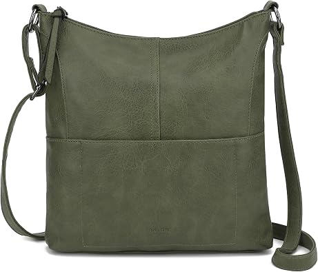 TANTOMI Crossbody Bags for Women Vegan Leather Travel Anti Theft Purses