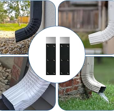 Rain Gutter Noise Dampener 2 Pieces Outdoor Rain Sound Dampener
