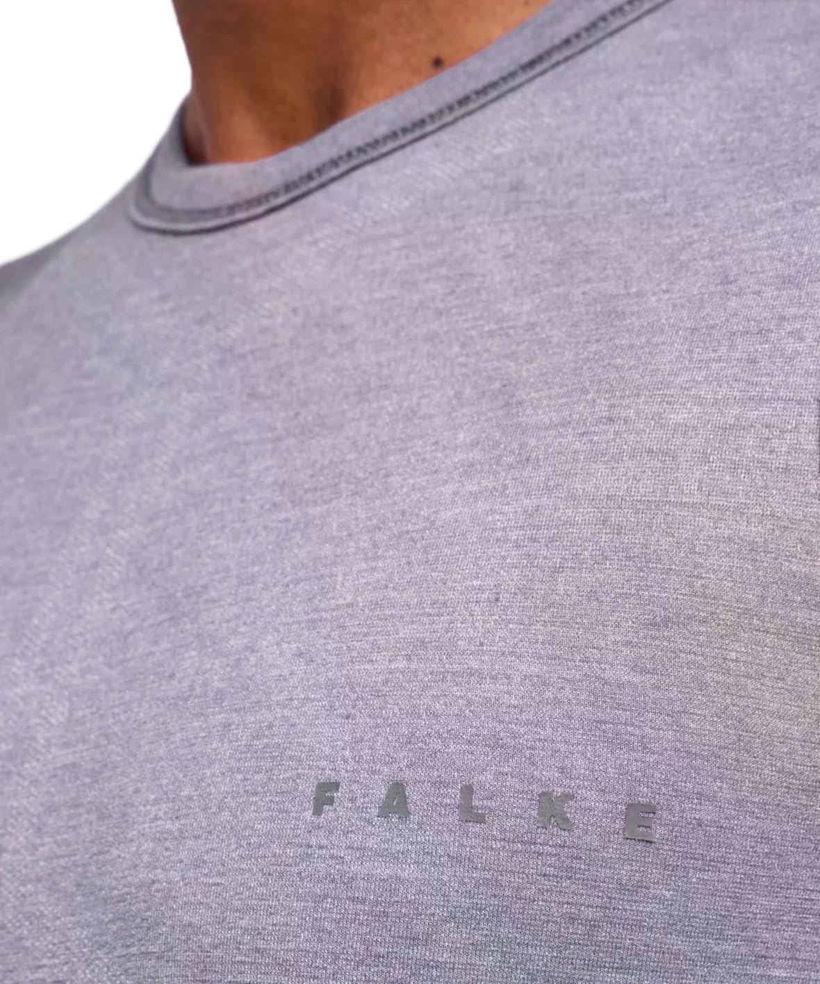 FALKE Herren Wool-Tech Light Funktionsshirt Kurzarmshirt atmungsaktive klimaregulierende geruchshemmende nachhaltige Wolle Funktionsmaterial warme und kalte Temperaturen Funktionsunterwäsche 1 Stück