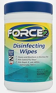 Force2 Disinfecting Wipes - Case of 6