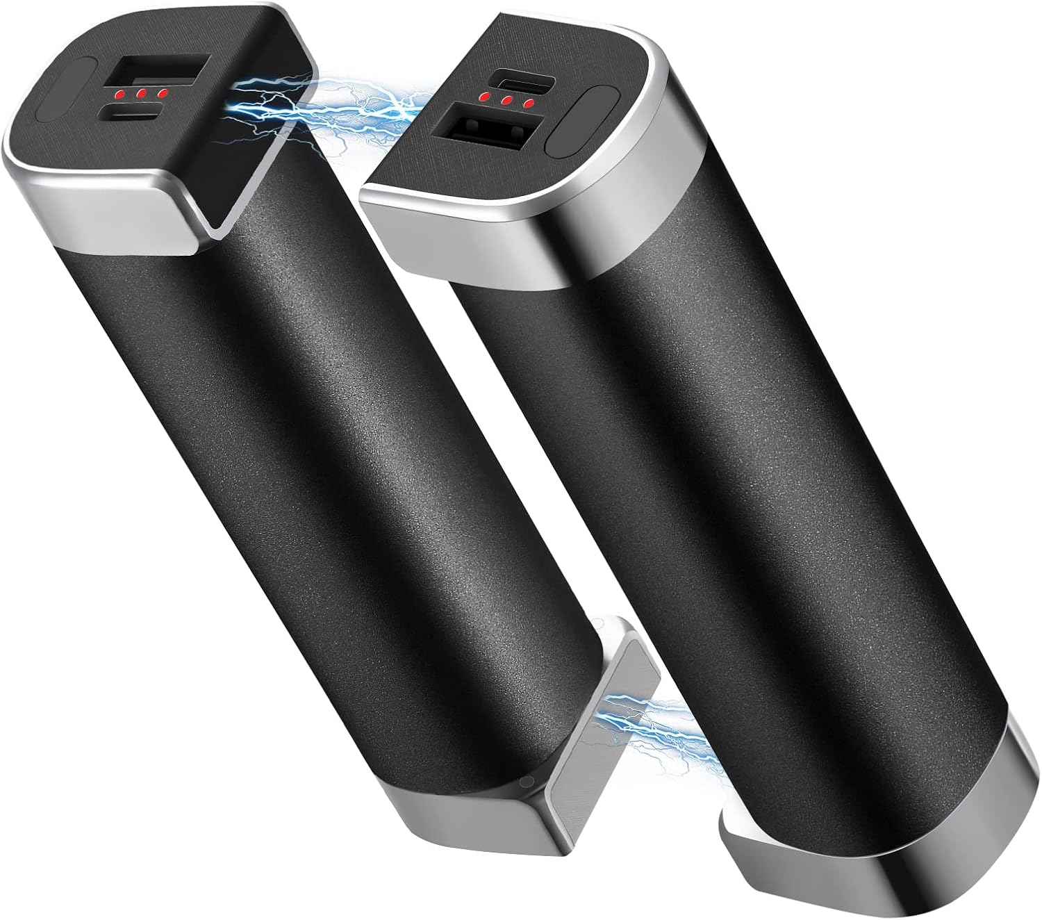 Hand Warmers Rechargeable - Electric Portable Hand Warmer 2 Pack, 360° Heating & Max 15Hrs Warmth Time, 3 Levels Temp, 10000mAh Quick Charge, for Outdoor, Hunting, Raynauds, Women, Men