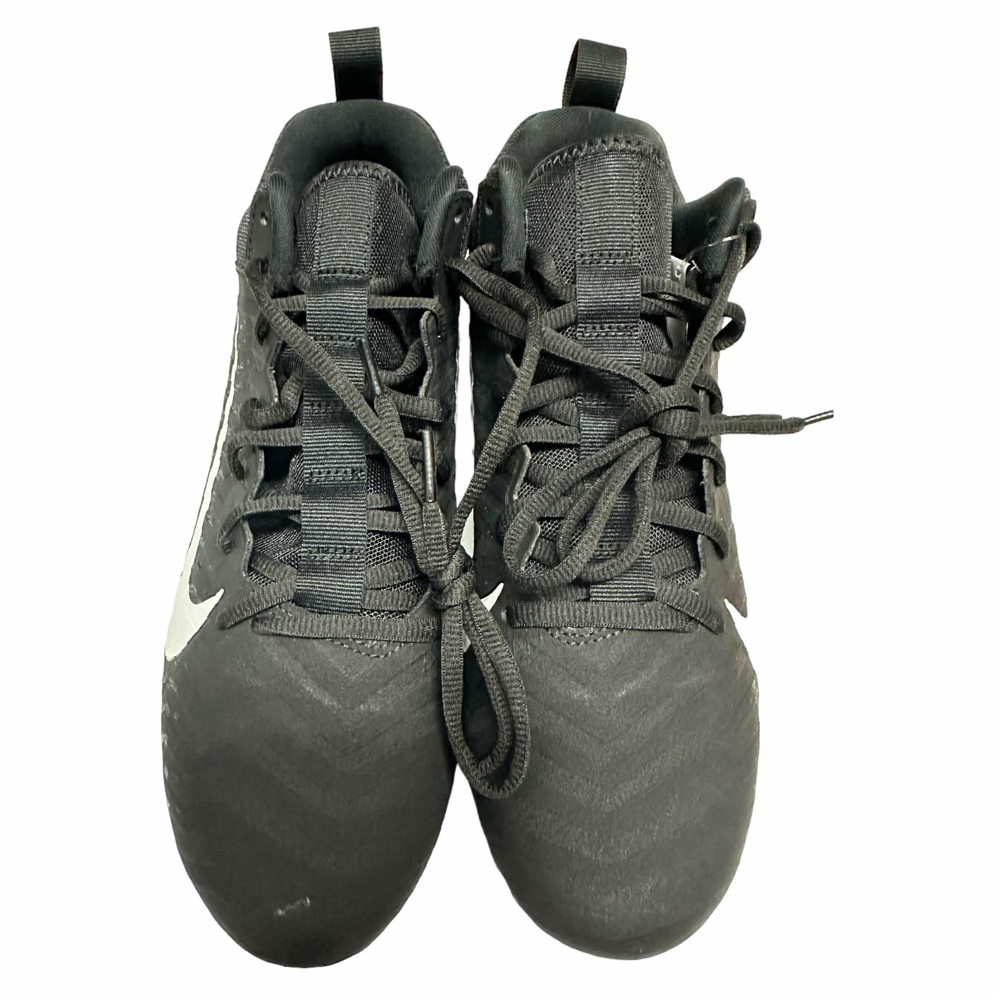 Nike Men's Alpha Menace Pro2 Low Football Cleats Shoes Black/White #CV6477-001 - Size Men's 16