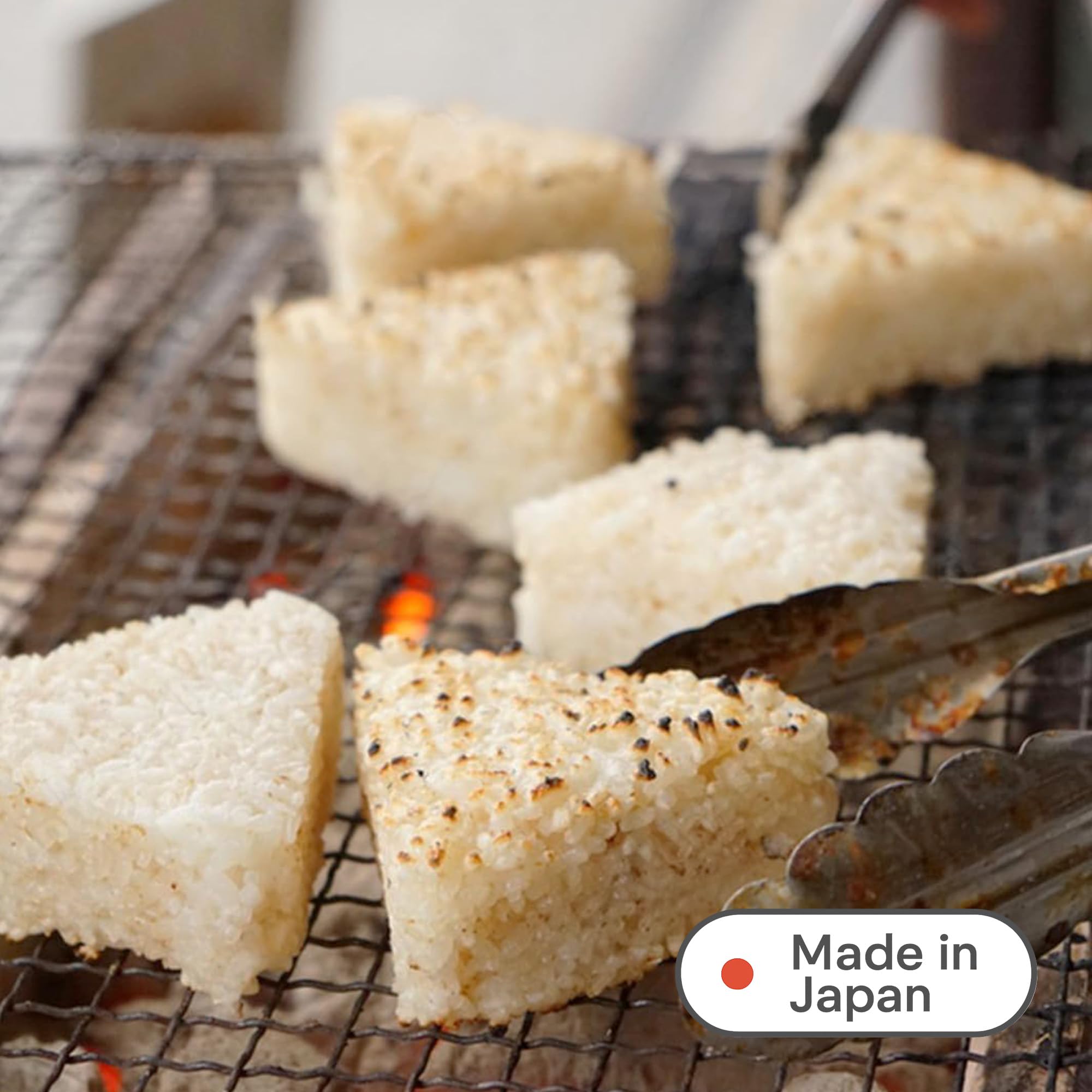 TIKUSAN Moule à onigiri pour Musubi Maker - Presse à boules de riz japonaise avec couvercle - Sans BPA - Fabriqué au Japon - Style Kansai (3 moules grands)