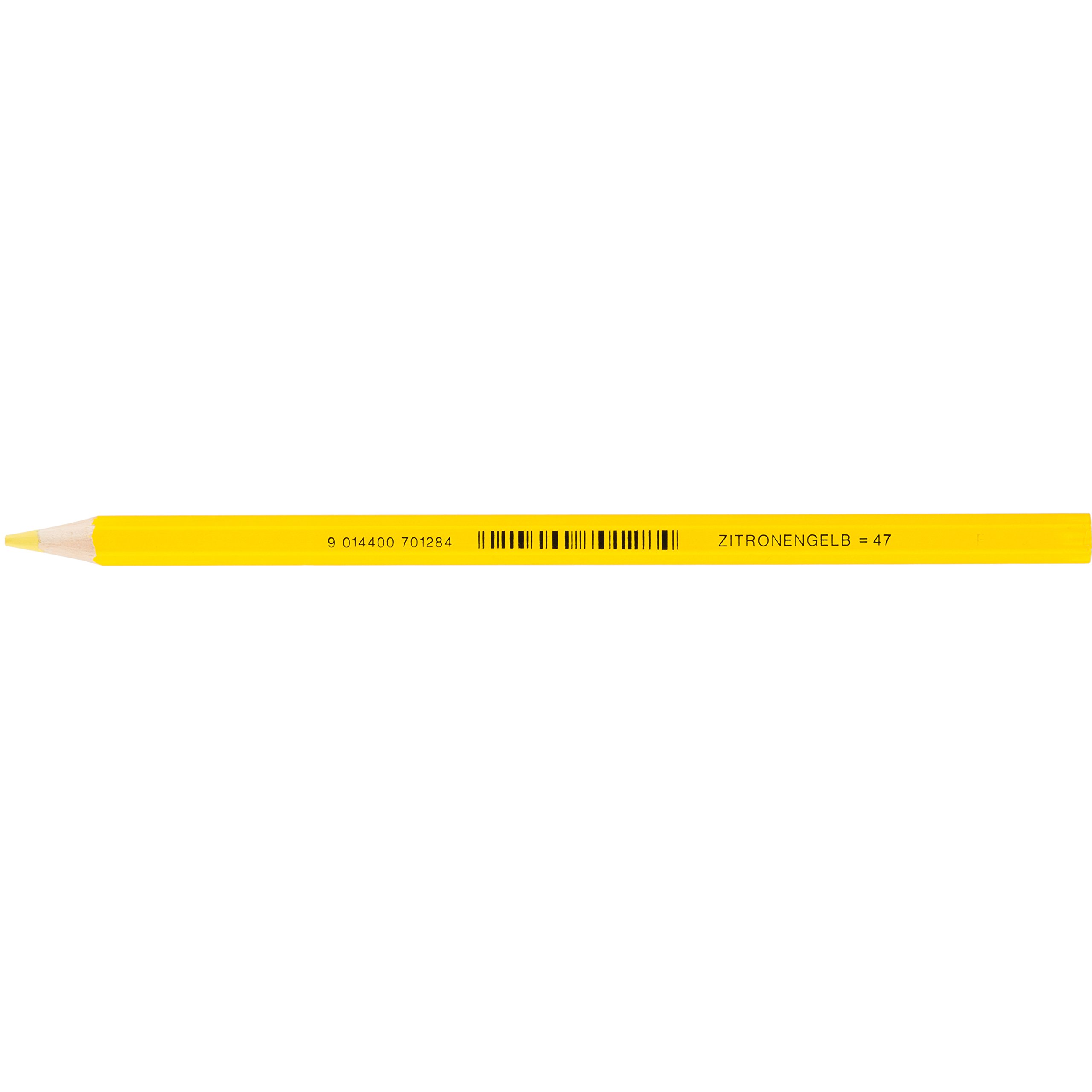 JOLLY Supersticks Child Proof Shatterproof Colouring Pencils for Kids Dozen Fold Box Lemon Yellow
