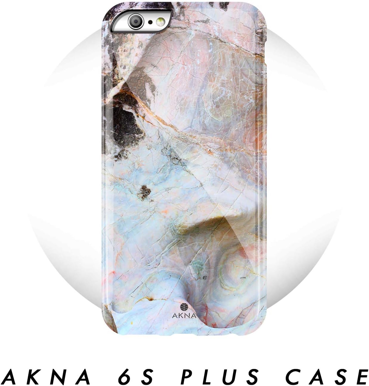 iPhone 6 Plus & iPhone 6s Plus Case Marble, Akna Charming Series High Impact Silicon Cover with HD Graphics for iPhone 6 Plus & iPhone 6s Plus (U.S)