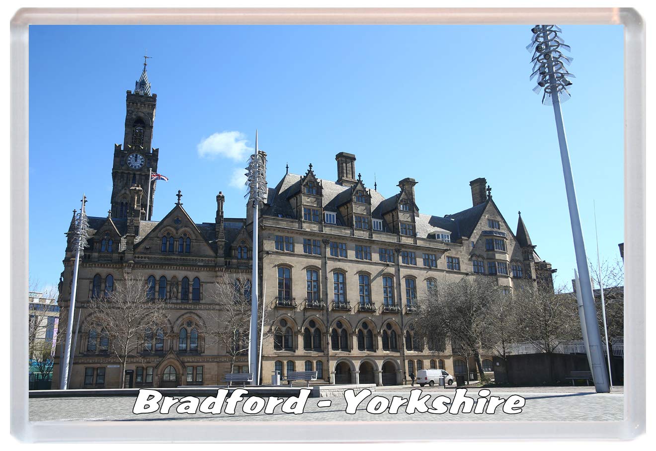 Bradford - Yorkshire - 96 x 67mm - Jumbo Fridge Magnet/Magnets BBSFM564