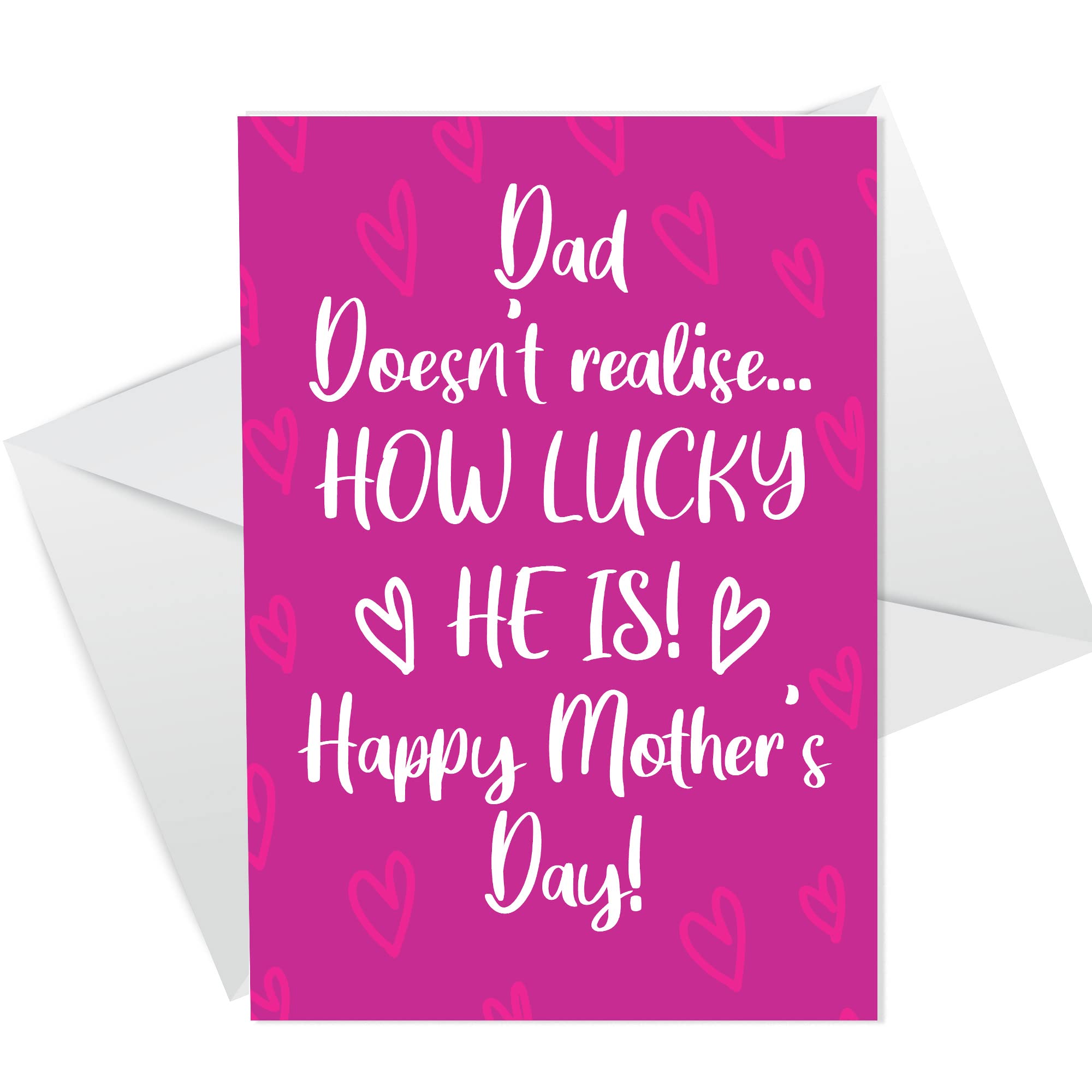 Funny RUDE Mothers Day Card For Mum Mummy A6 Card Special Card For Her