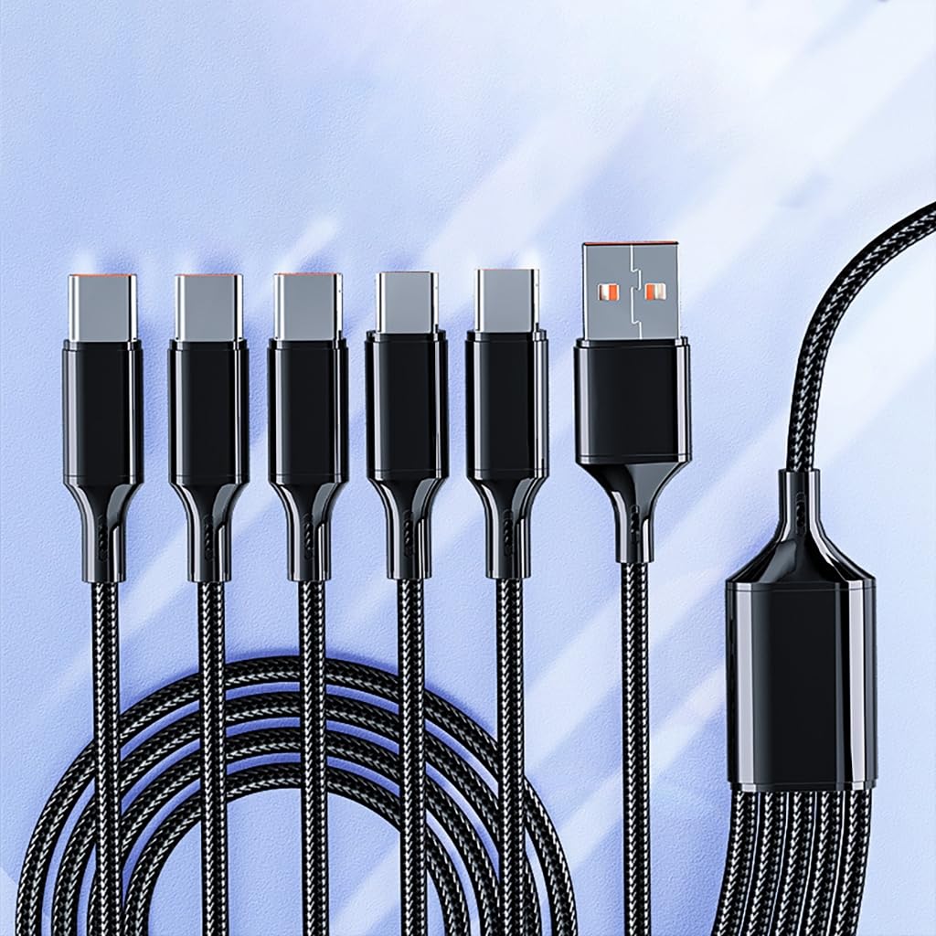 Cable USB a USB C/USB para cargar múltiples dispositivos simultáneamente