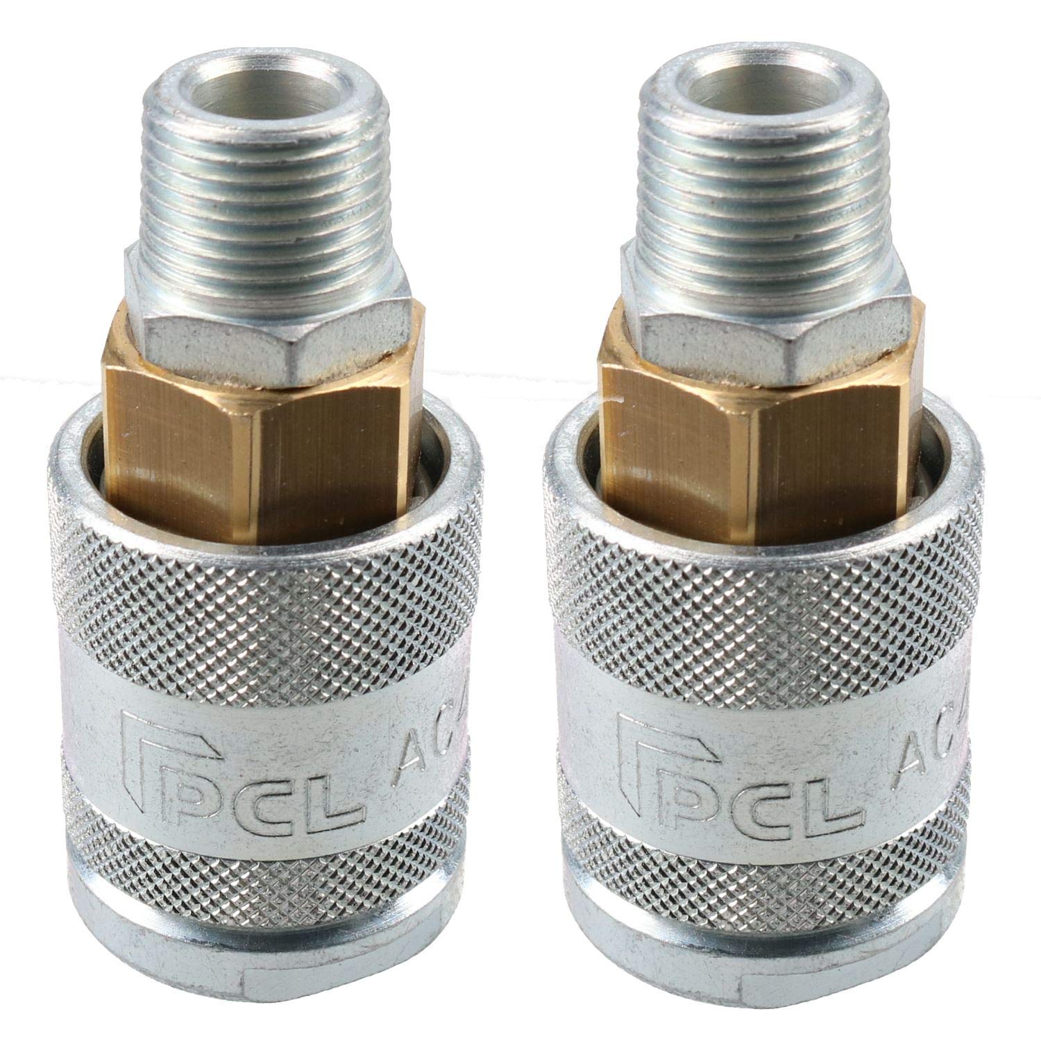 Raccordement air comprimé étanche coupleur femelle PCL 60 mâle 3/8 BSP AC4EM
