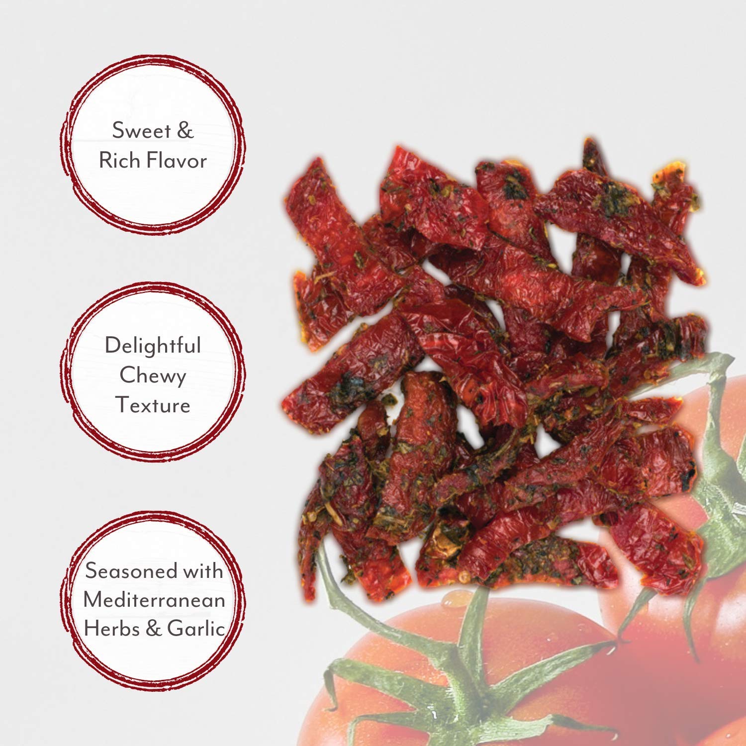 Roland Foods Sun-Dried Tomato Strips, 2.5 Pound Bag, Pack of 2