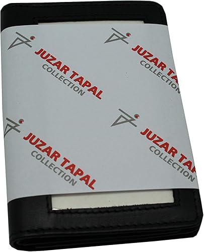 Miniatura 9 de J T C JUZAR TAPAL COLLECTION Rfid Tarjetero para hombre Ventana ID Bifold Wallet Cuero Tarjetero Mini Wallet Titular de la tarjeta (negro), Negro -,