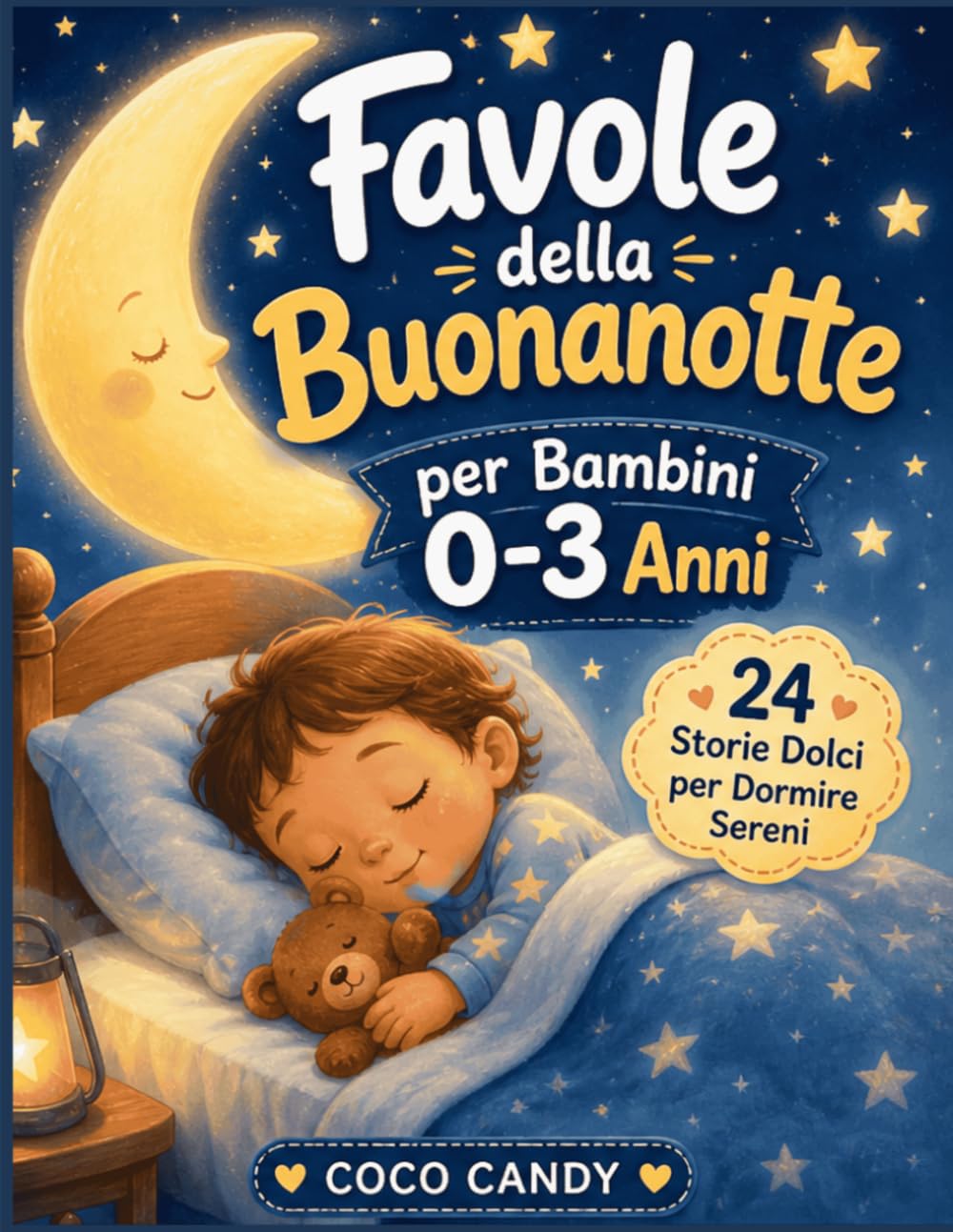 Favole della Buonanotte per Bambini 0-3 Anni: 24 Storie Brevi, Dolci e Illustrate per Addormentarsi Sereni e Creare una Routine della Nanna Rilassante