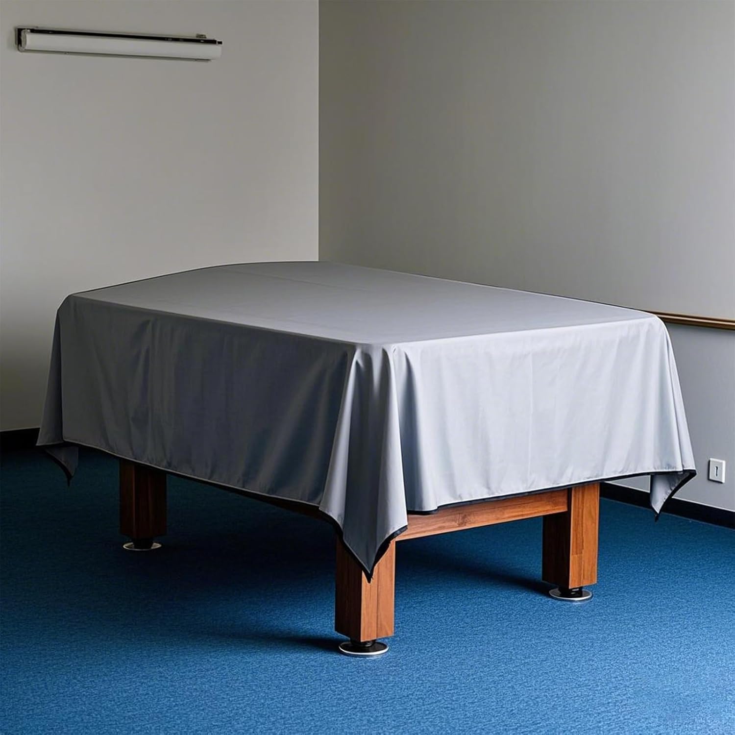 7/8/9/10/12FT Waterproof Pool Table Cover - Dust-Proof Protector with Elastic Corners for Indoor/Outdoor Billiard Tables(8FT)