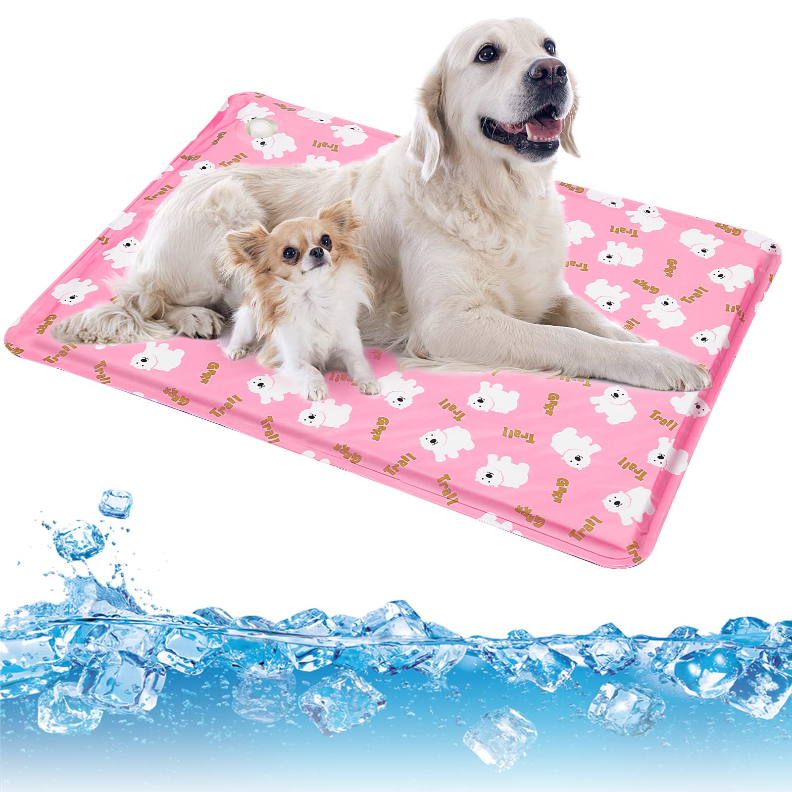 Dog Cooling Mat Water Injection Pet Cooling Pads Dogs Cats