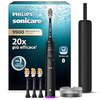 Philips Sonicare DiamondClean 9900 Prestige- Spazzolino elettrico con tecnologia SenseIQ e app