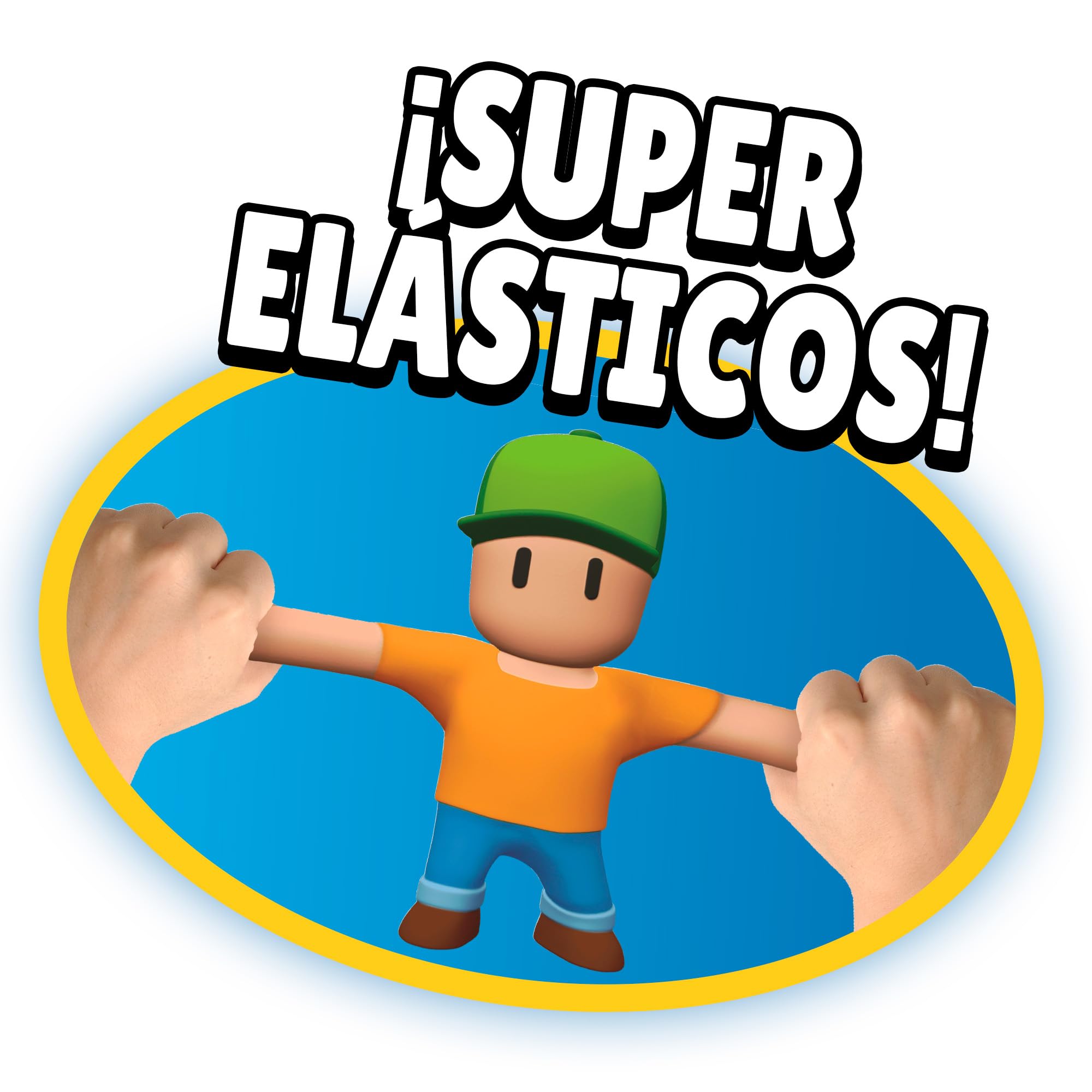 Bizak Monsterflex Stumple Guys, Videojuego, Mr.Stumble, Muñeco súper Extensible y elástico, 15 cm, 16 Modelos para coleccionar, para Adultos coleccionistas y niños Desde 6 años, (64390006-17)