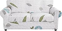 Vista 83 de SearchI Funda elástica para sofá, funda para sillón de 2 piezas con funda de cojín separada para silla, protector de muebles lavable para sala