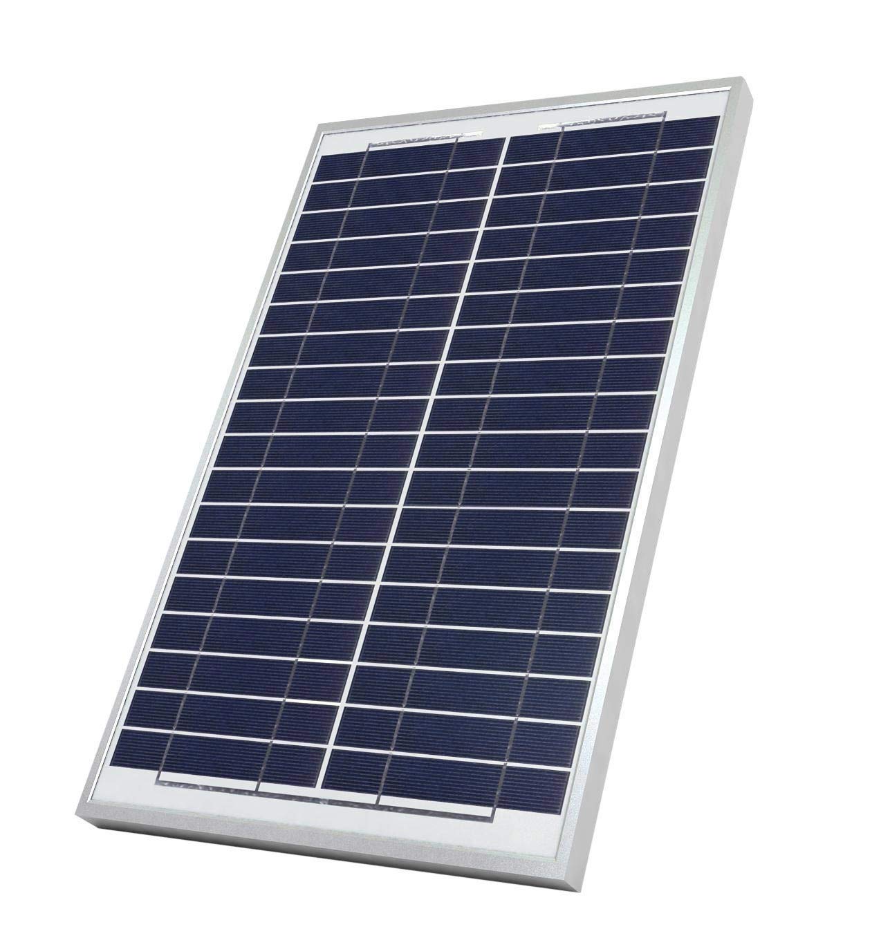 Tempo di Saldi Monokristallines Solarpanel 20 W, Klemmzangen, Farben variieren