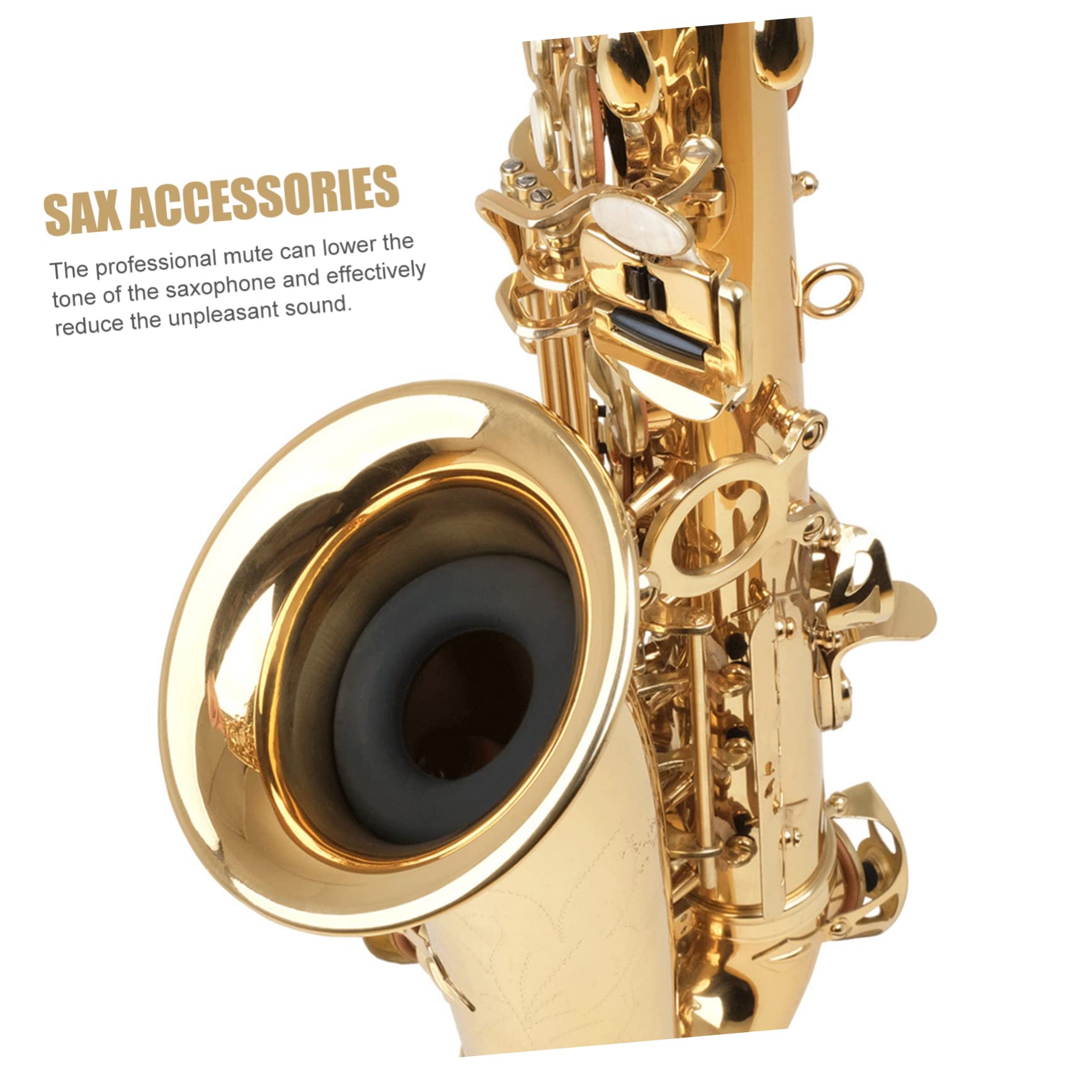 ibasenice Lot De 3 Sourdines Pour Saxophone Légères Et Robustes Fabriquées En Matériau