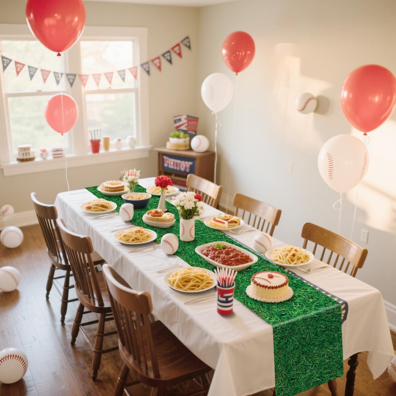Runner da tavolo in erba artificiale per feste di Pasqua, matrimoni, compleanni, cene e baby shower, 12 x 36 pollici | Leroy Merlin
