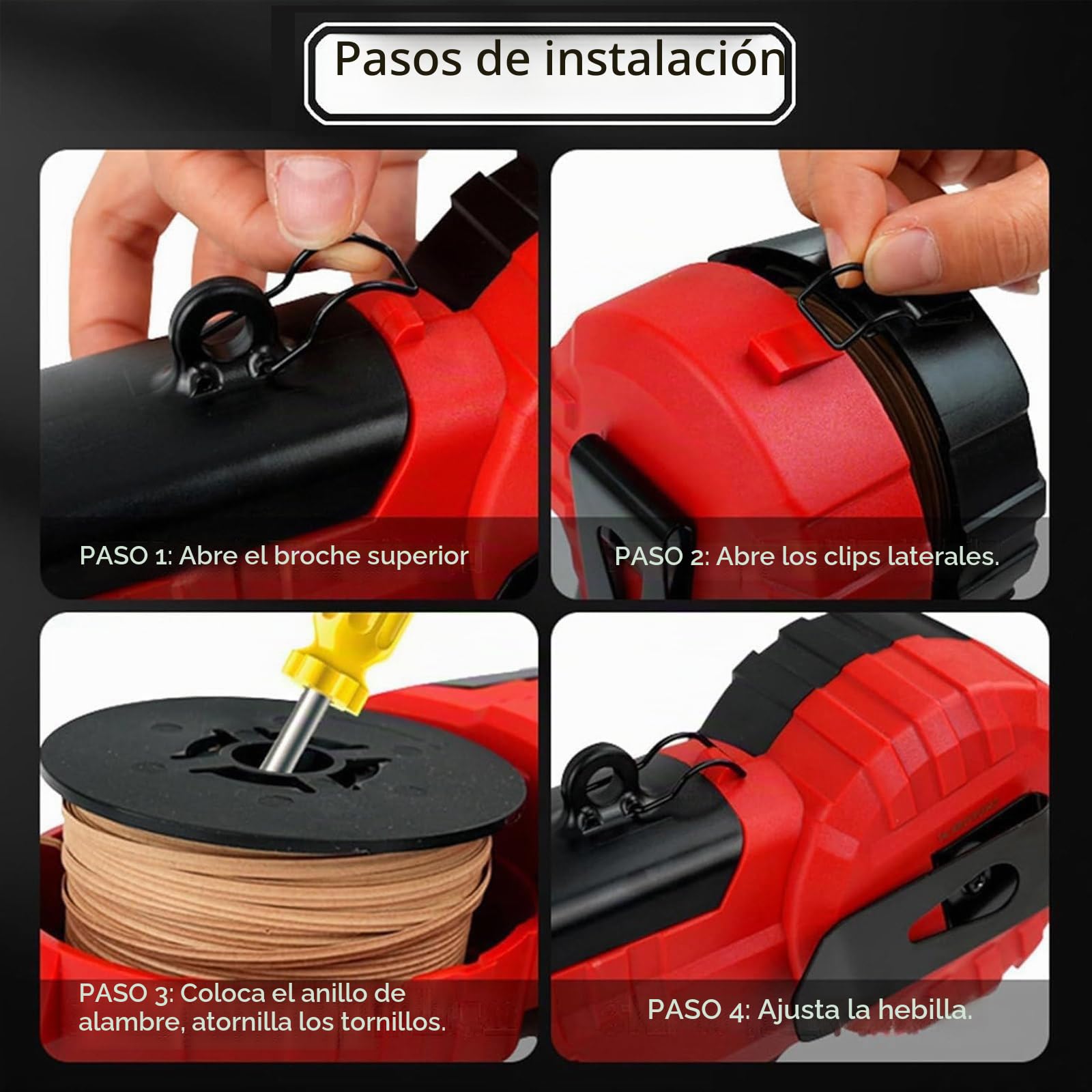 Máquina Atadora De Plantas Eléctrica De 4 Engranajes, Máquina Atadora De Vides Eléctrica De Mano con Batería, Herramienta para Atar Ramas De Jardín con Guantes para Atar Vides, Liviana