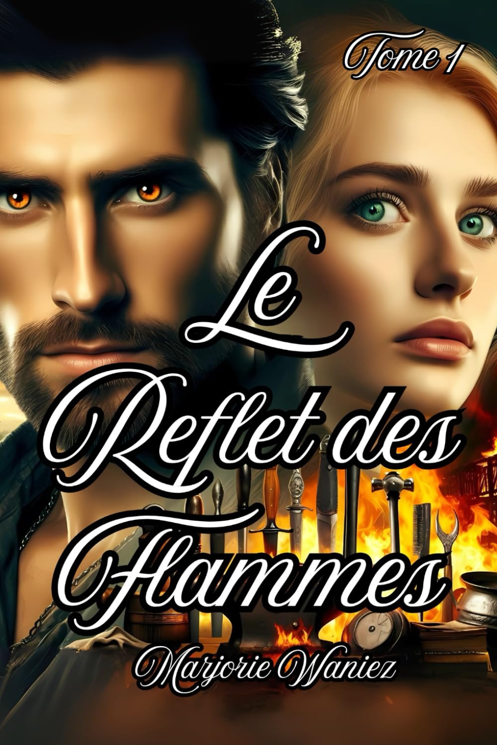 Le reflet des flammes