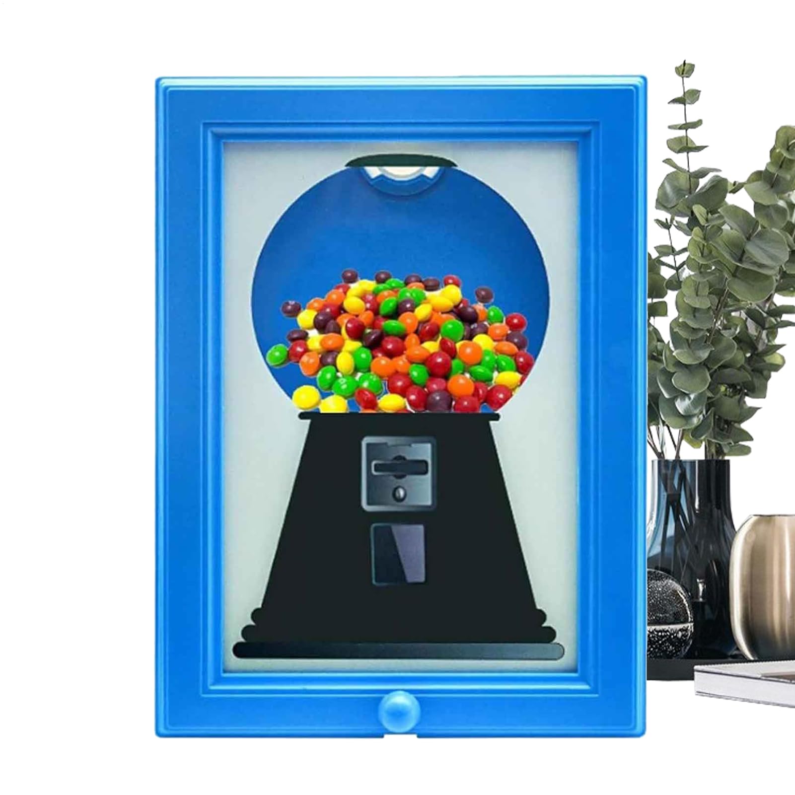 Bilderrahmen-Süßigkeitenautomat Für Kinder, 1/3er-Pack, Wand-Kaugummiautomat, Süßigkeitenautomat, Süßigkeitenautomat Für Kinder, Einfaches Nachfüllen Für Leckerlis, Deko Für Zuhause Und Küche