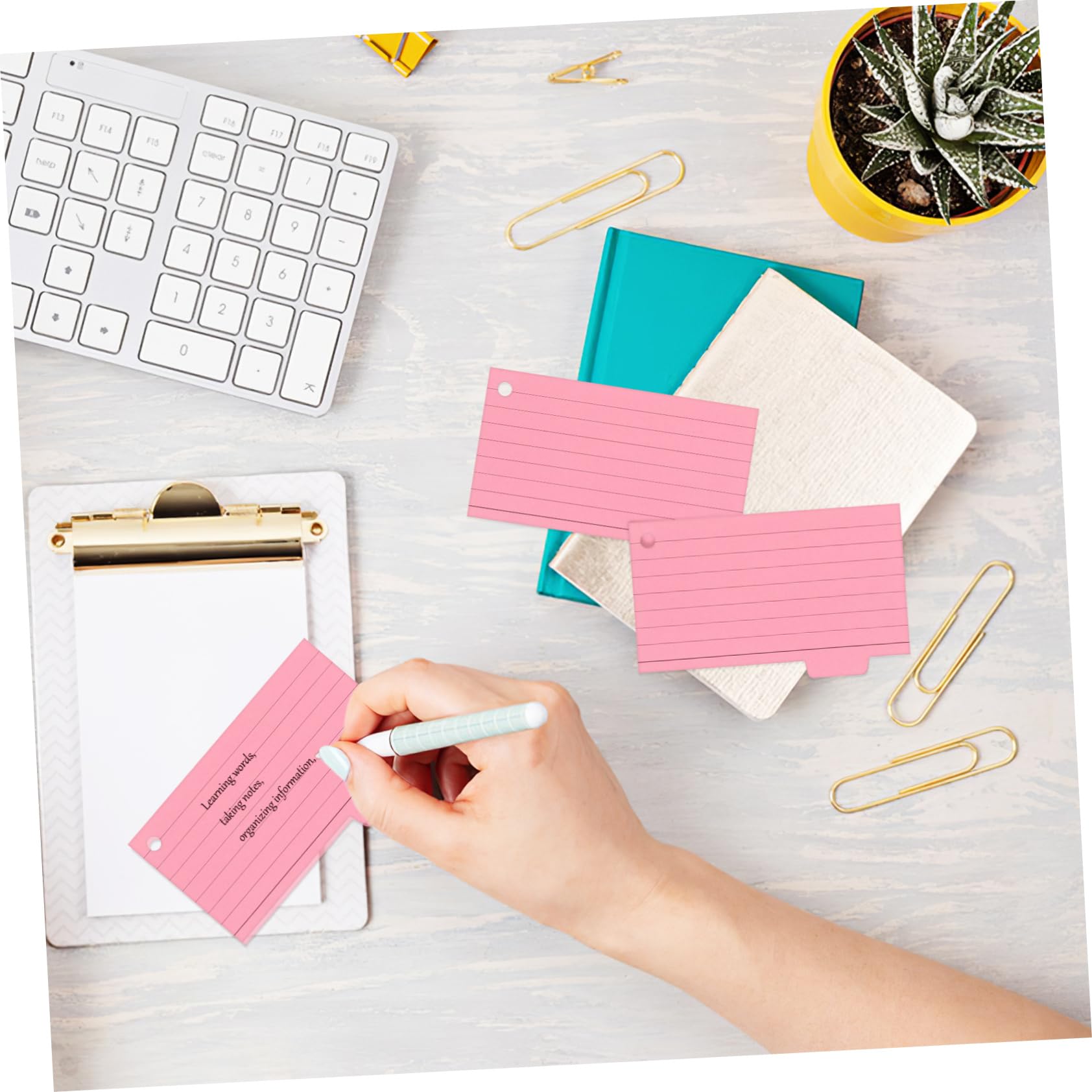 NUOBESTY 600blätter Liniert Karteikarten Mit Lochung Und Binderinge Farbige Notizkarten Für Lernen Notizen Und Projekte Ruled Flash Cards Memo Cards Für Schule Und Büro