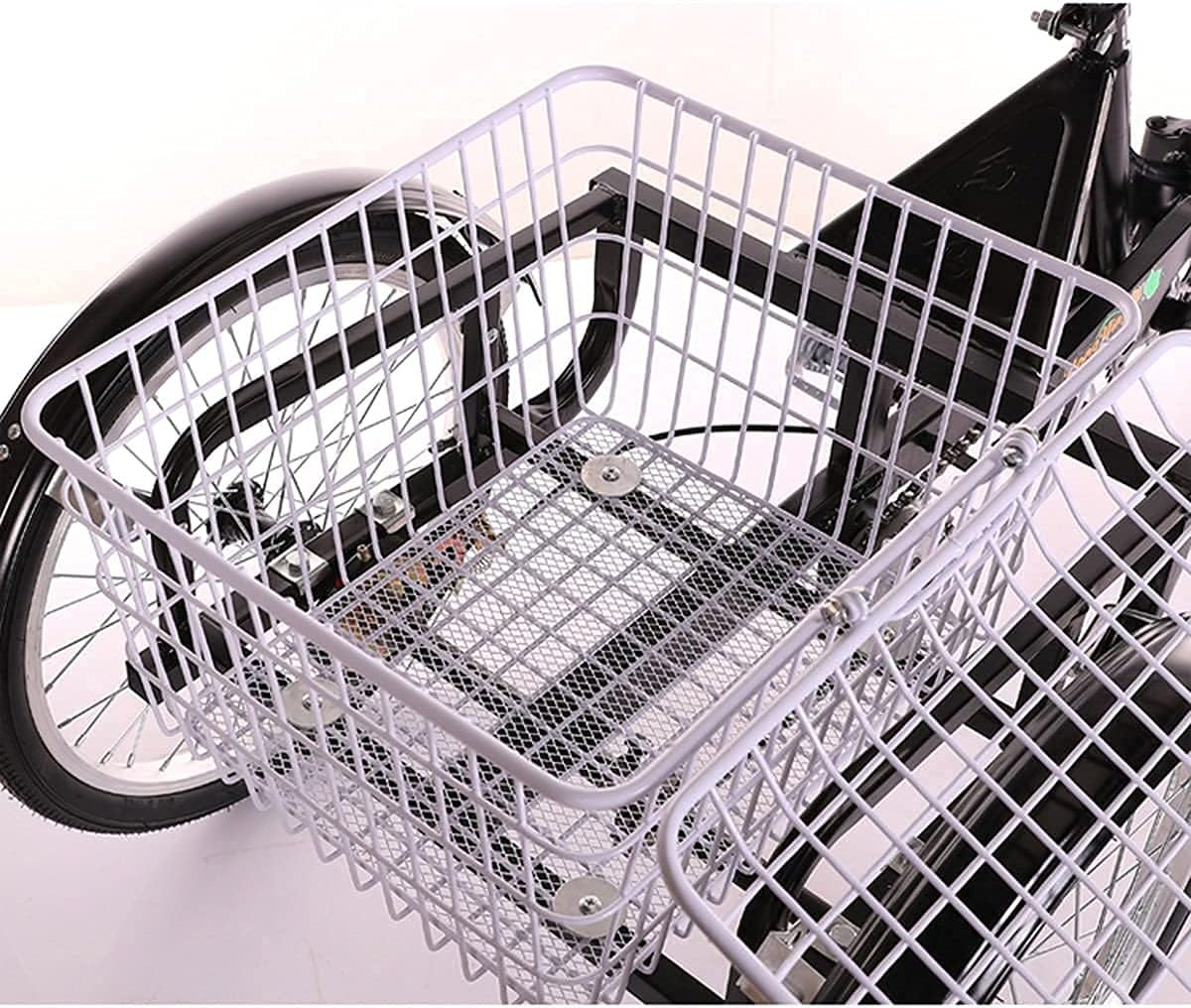 1 Speed Adult Tricycle 20inch with Carbon Steel Frame Folding Tricycle with Large Bike Basket Cruiser Bike for Women Men Errands Exercise Mobility, Tricycle