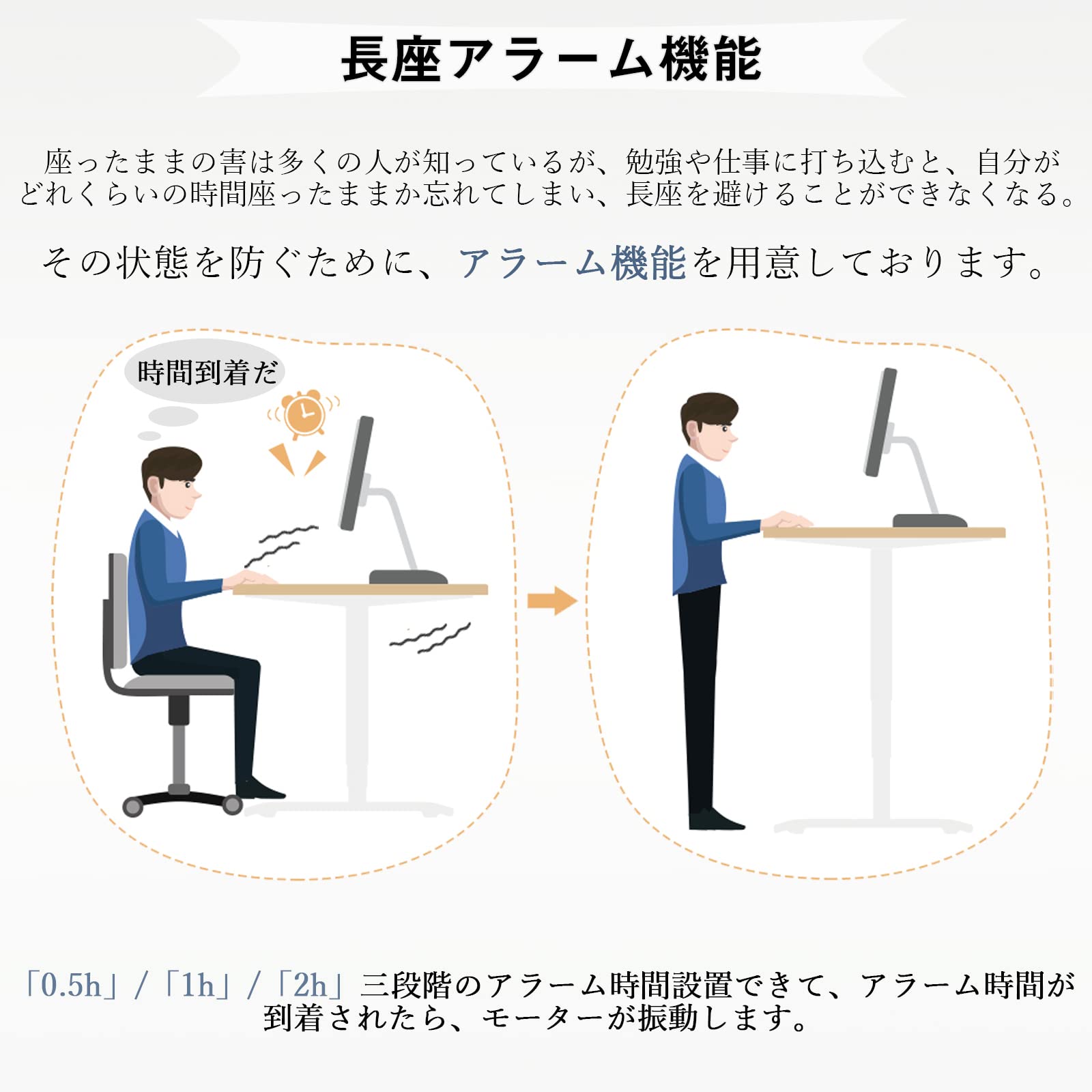 Amazon.co.jp: Maidesite live 電動昇降デスク スタンディングデスク 