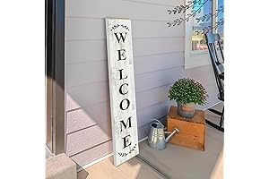 47.2 x 7.8 Inches Welcome Wood Sign for Front Door Welcome Sign...