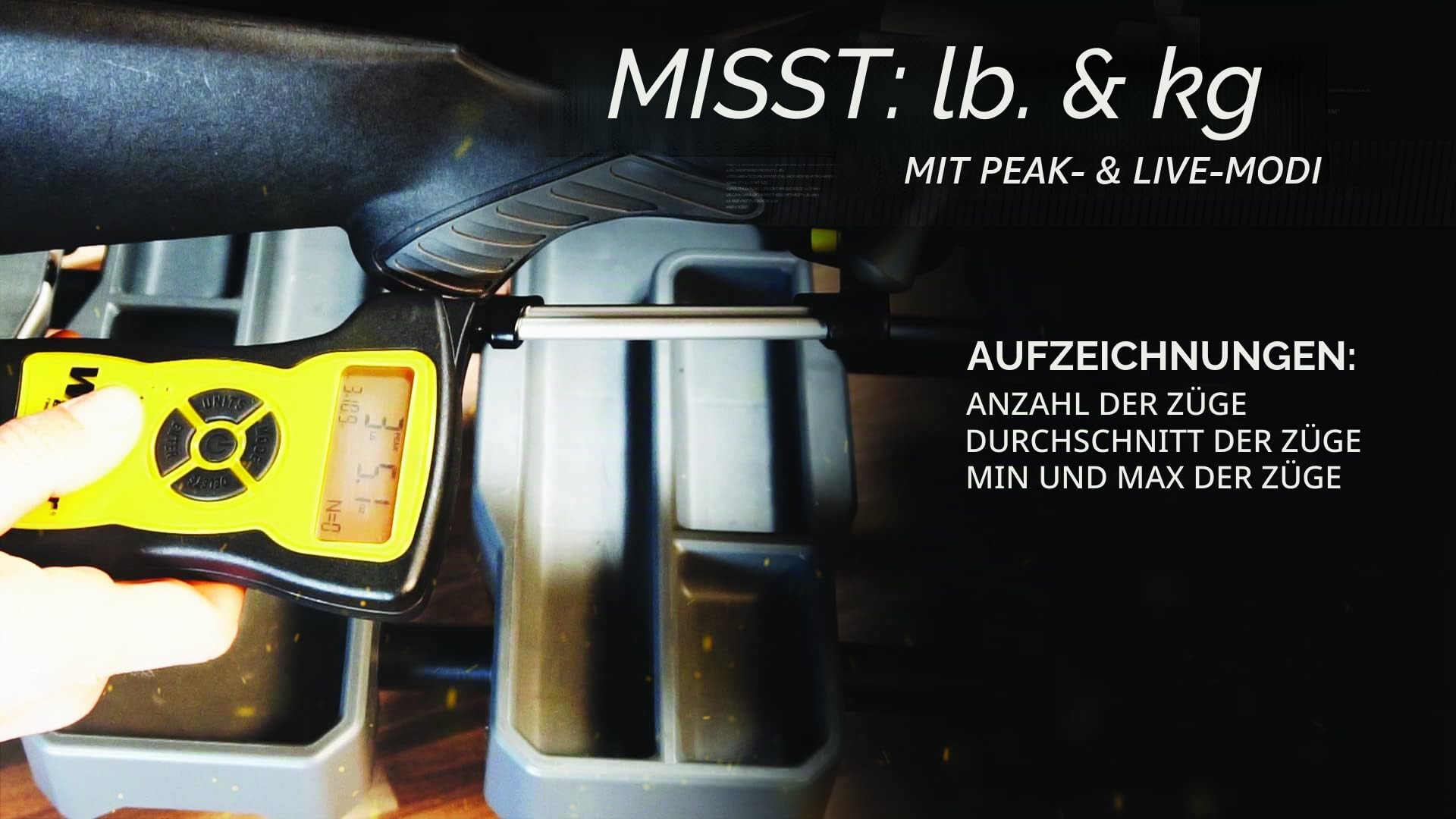 Wheeler professioneller, digitaler Trigger-Zugmesser mit 28,4-g-Schritten und digitalem Display für genaue Messwerte von 0-5,4 kg
