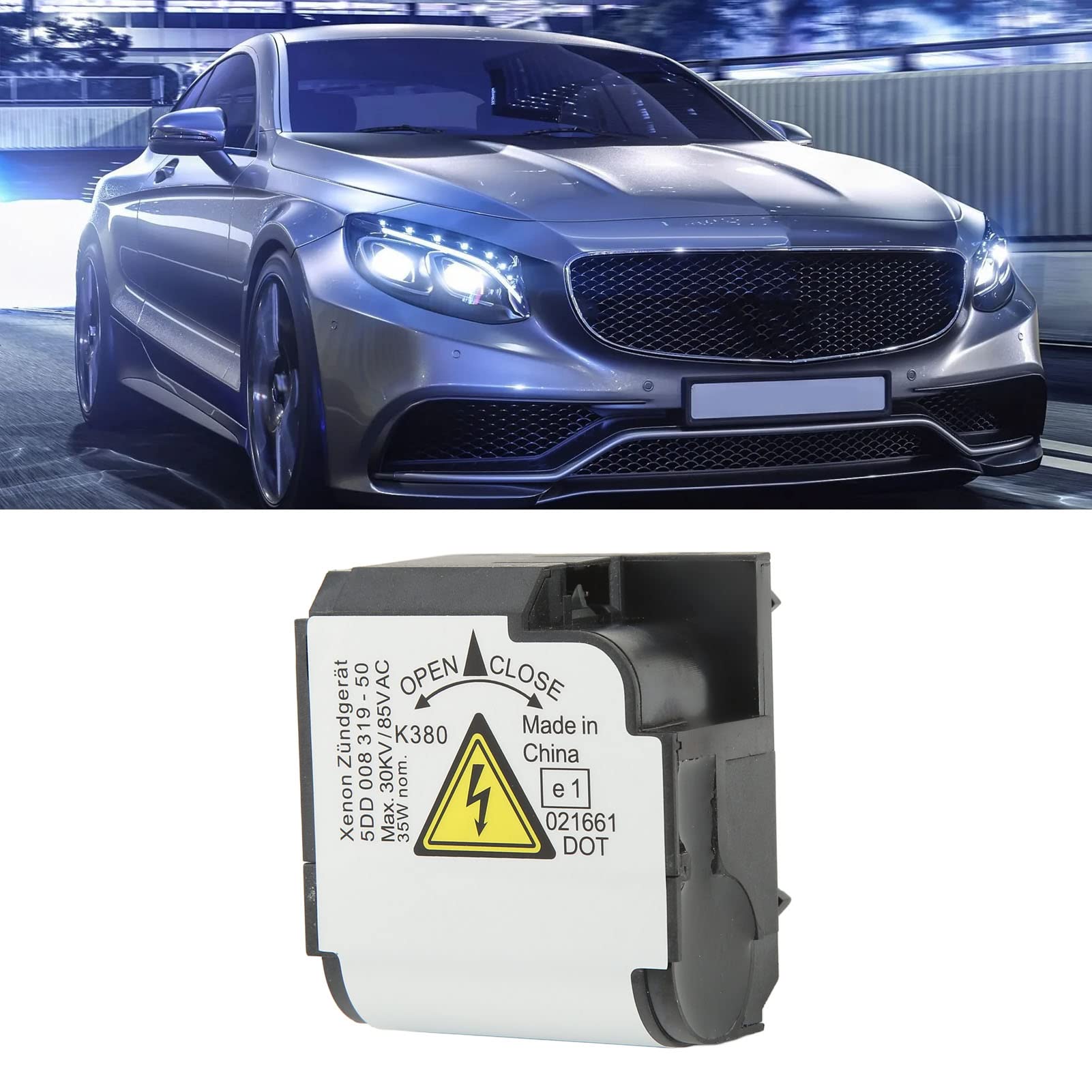 KIMISS Zapłon Xenon HID do reflektorów 5DD008319-50 for CLS, E, ML, GL, R-Class – wymiana, kabel, gniazdo