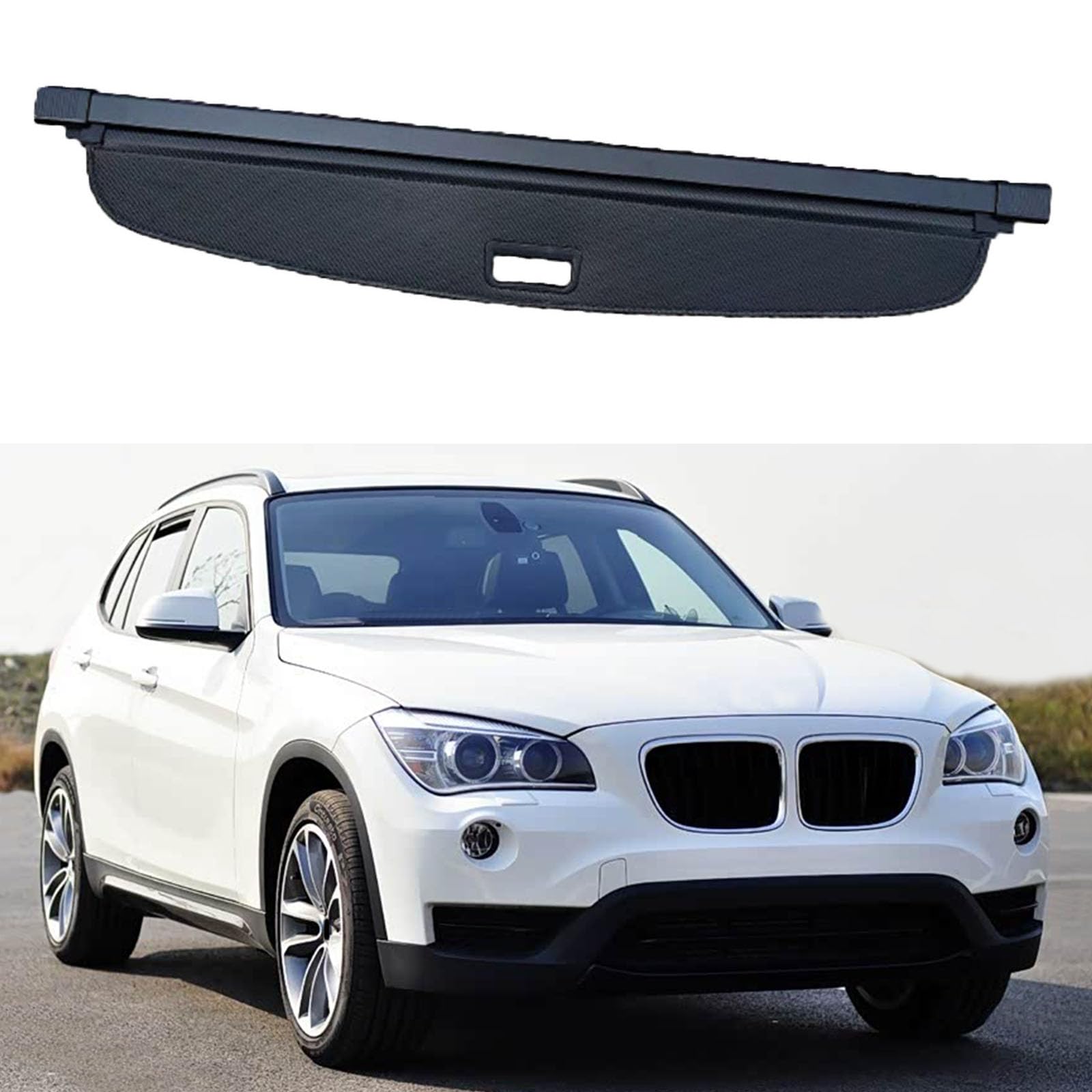SXLGDW Car Retractable Rear Trunk Parcel Shelf,Compatible with BMW X1 2010-2017,Car parts