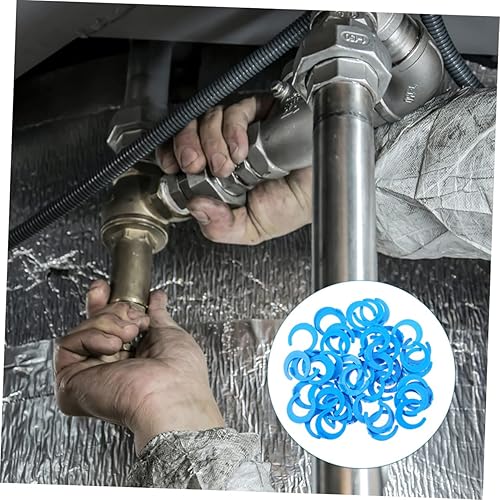 Miniatura 8 de Housoutil 50 unids purificador de agua hebilla tubo o anillo grande filtro de agua azul plástico purificador de agua azul clip de bloqueo sistema de