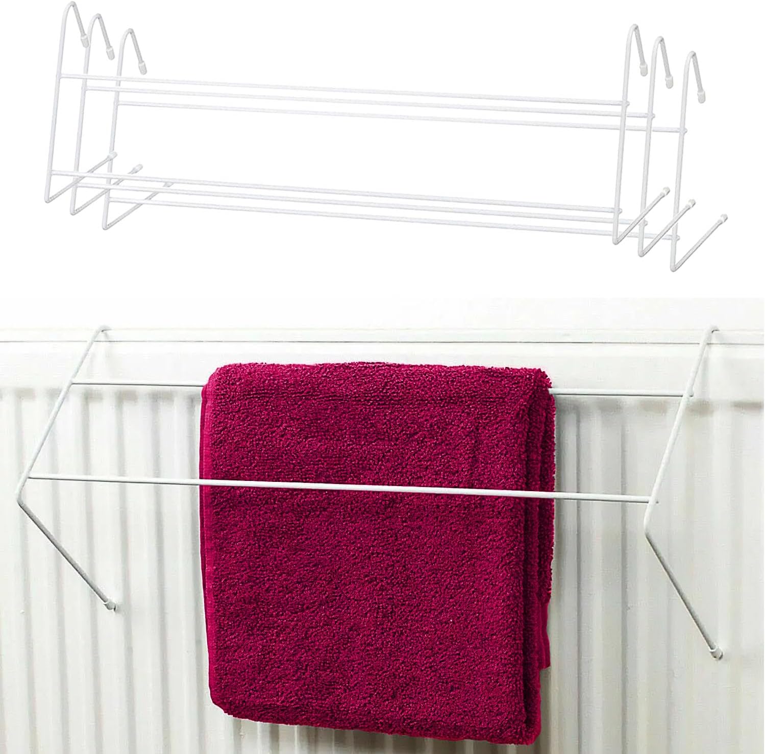 SupaHome Radiator Rack 4 Bar : Amazon.co.uk: Home & Kitchen