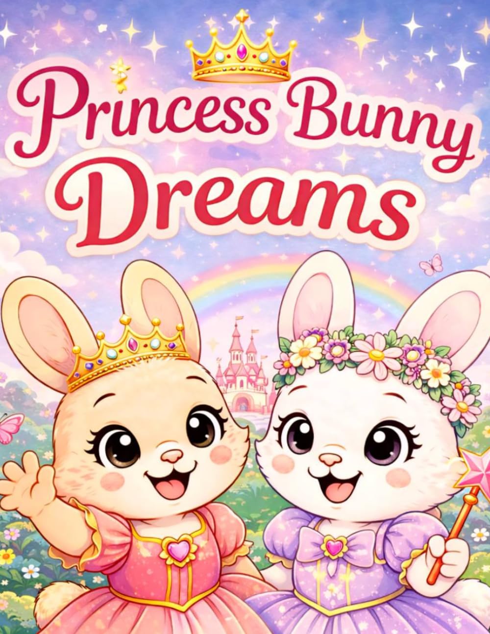 Princess Bunny Dreams: A Magical Princess Coloring Book for Girls Ages 8–12