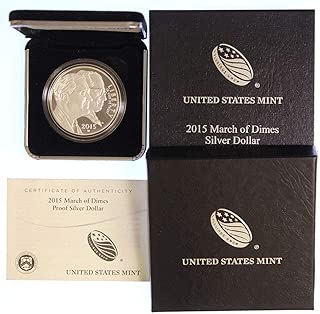 2015 W March of Dimes Dollar $1 Proof - coolthings.us