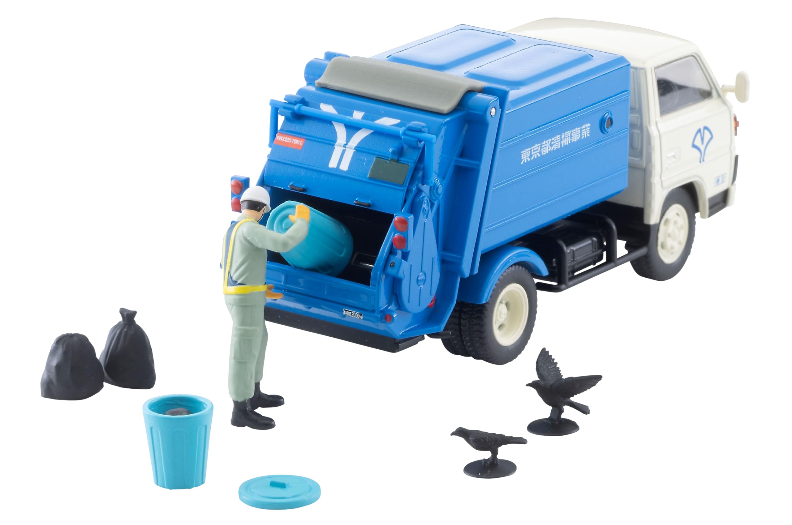 Tommy Tech Tomicalimted Vintage Neo LV-N343a Mitsubishi Canter Nettoyage de voiture (blanc/bleu) 333746