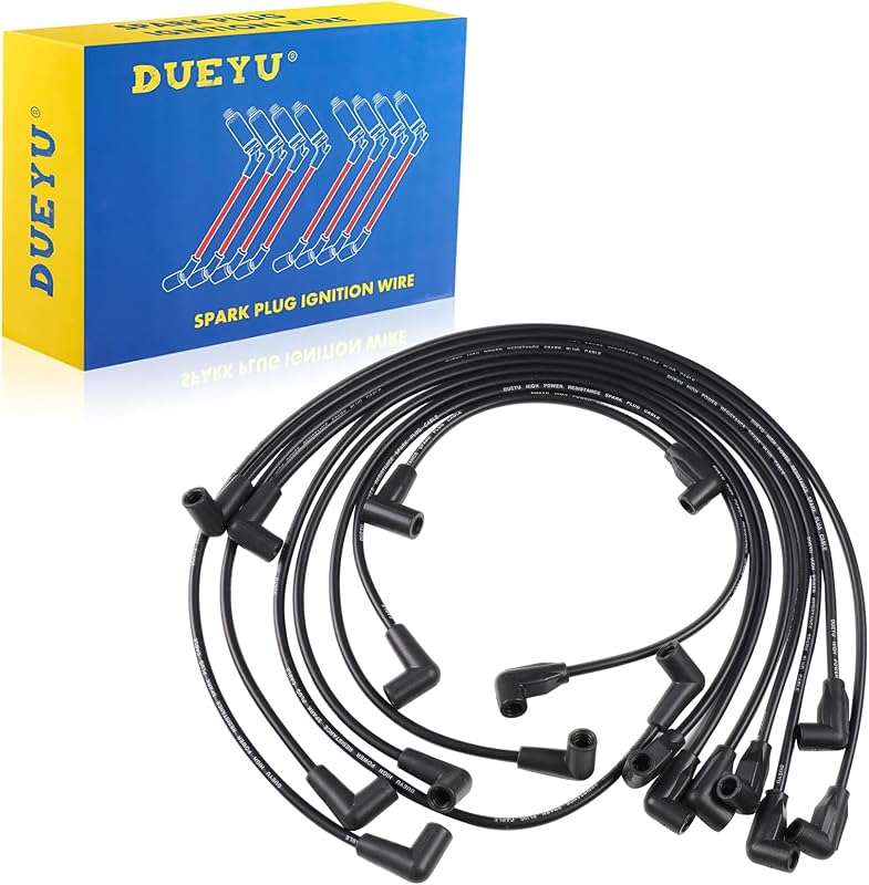 Jogo de cabos de vela DUEYU B-ST-8022 para Chevrolet e GMC C/K, Tahoe, Blazer e Yukon V8 – 9 unidades