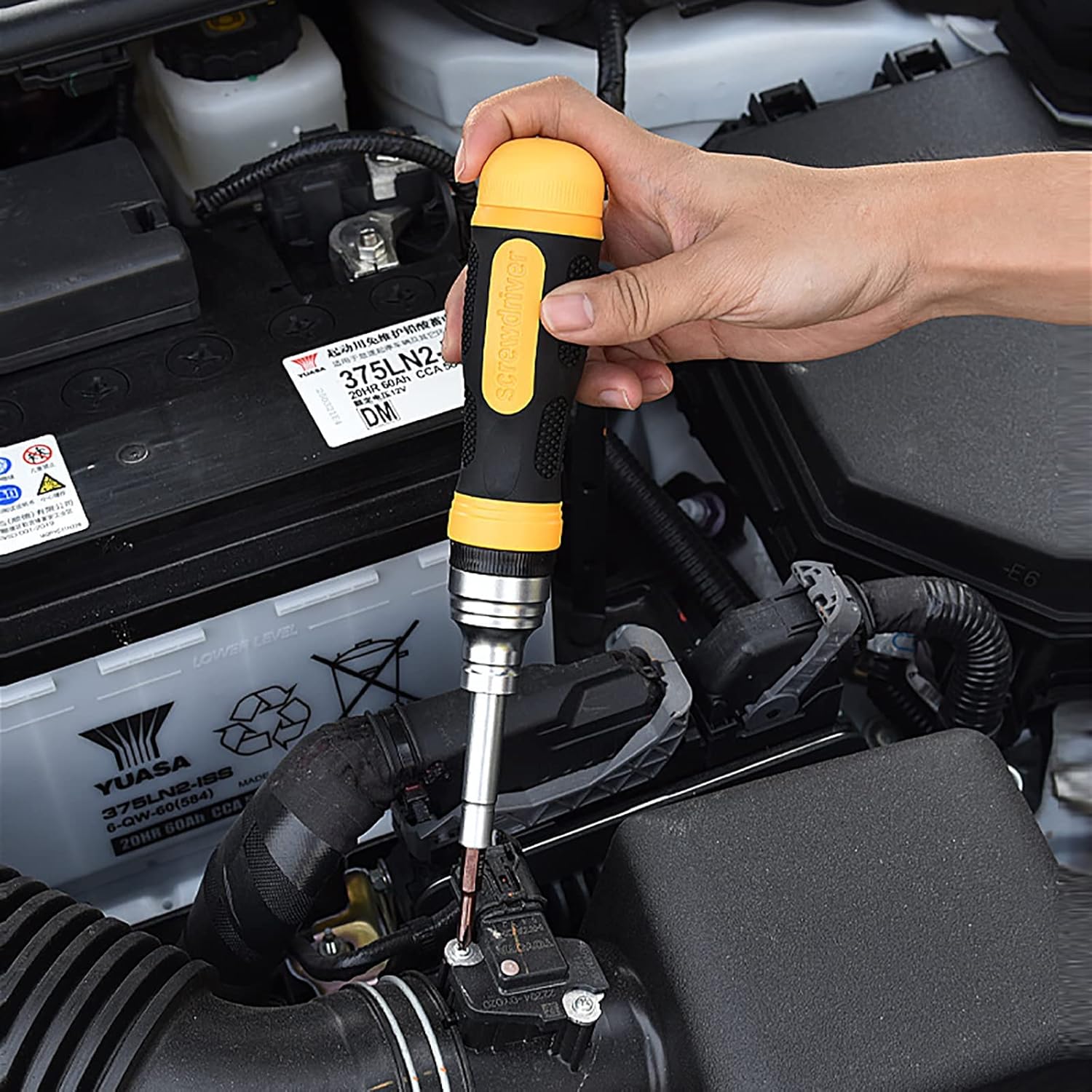 EPYSV 19-in-1 multi-purpose ratchet magnetic Screwdrivers set with double-sided bits，slotted,Torx, hex tips : Tools & Home Improvement