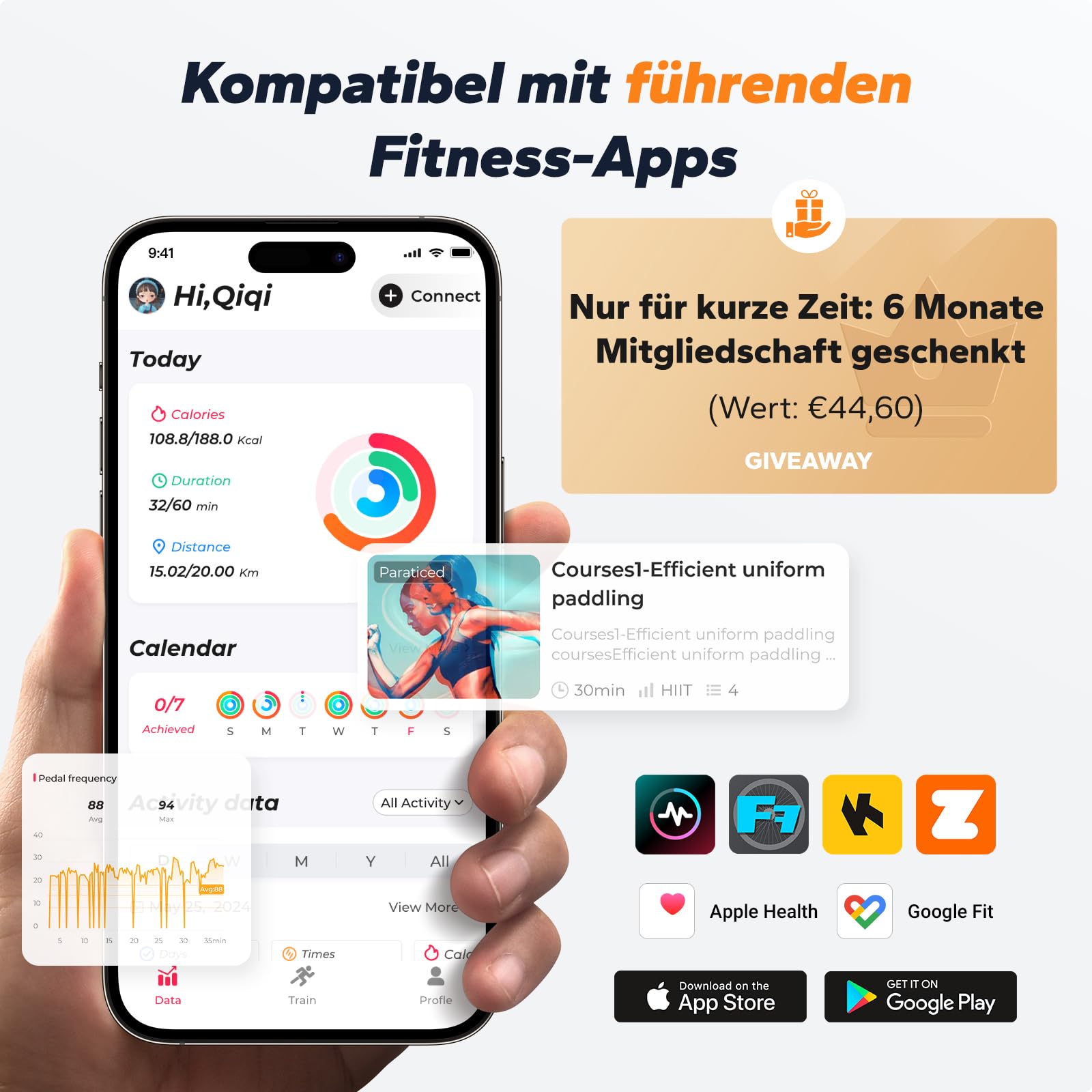 MERACH Profi-Heimtrainer Fahrrad mit 10kg Schwungrad, Max Laufruhe und Stabilität, Studio-ähnliches Training zu Hause, Leises Magnetbremssystem, Stoßdämpfender Luftkissensattel, Eigene App, Bis 158KG