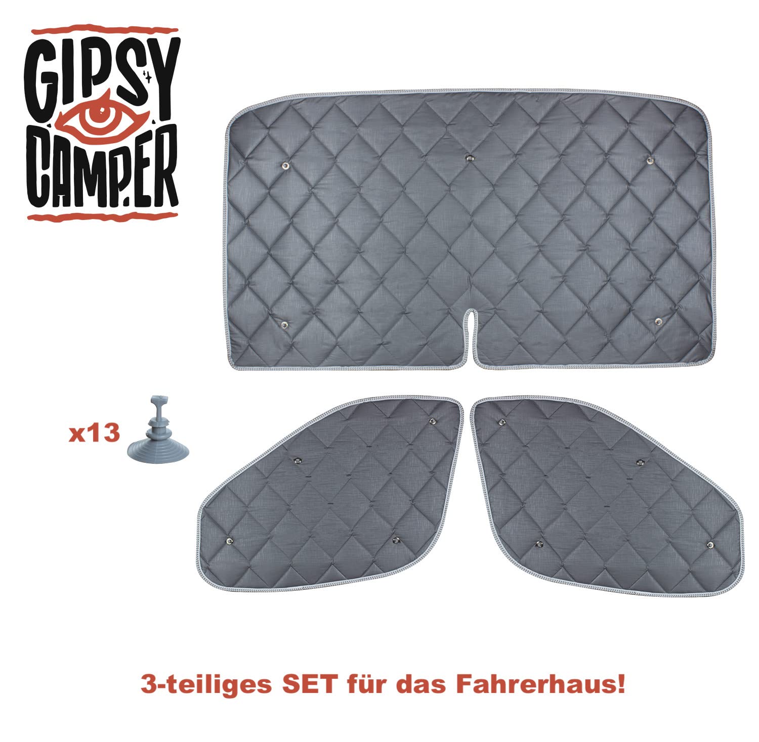 X Romany Waschbare Zigeunermatten 4-teiliges Set 100 X 140 Cm