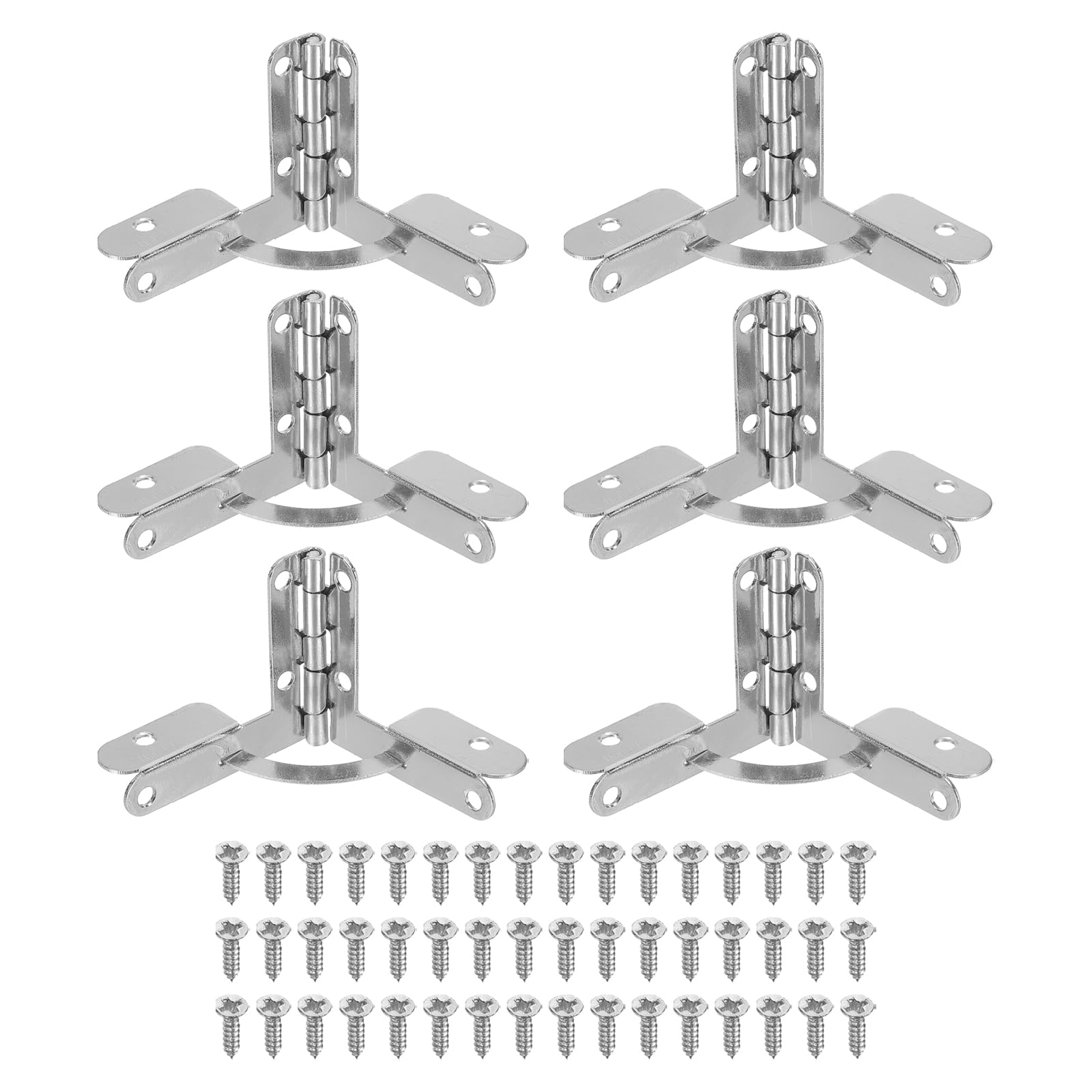 PATIKIL 90 Degree Folding Support Hinge 1.2" x 1.4"