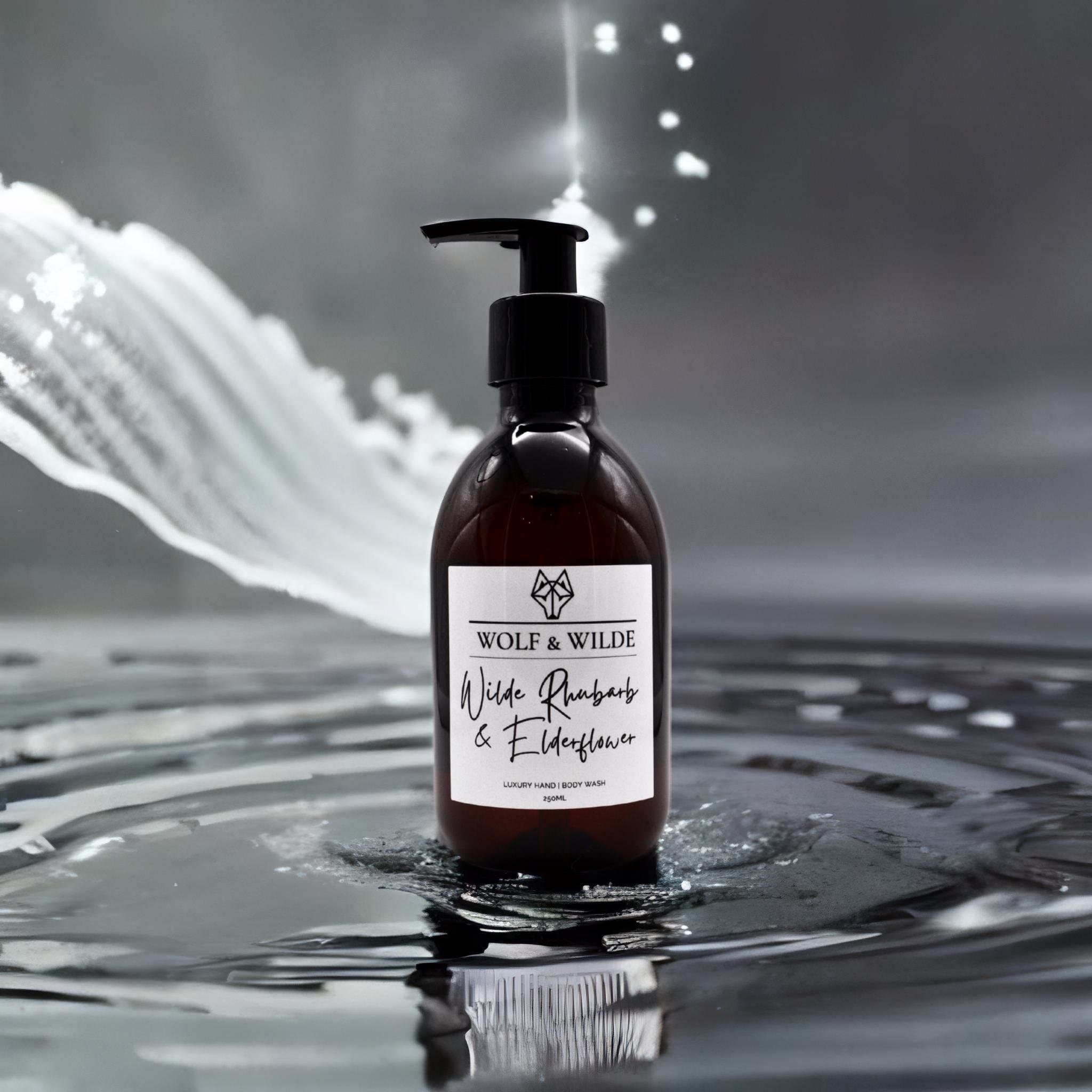 Wilde Rhubarb & Elderflower Luxury 2 In 1 Liquid Soap - Hand & Body 250ML, 250 ml (Pack of 1) - Image 2