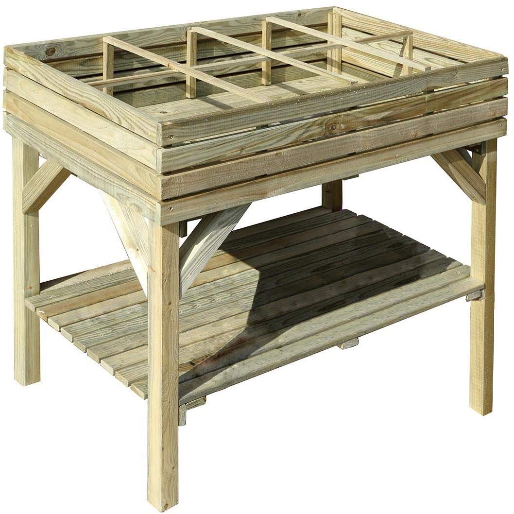 Jardipolys Carré Potager surélevé 8 Cases KÜB - 100 L - Cerland